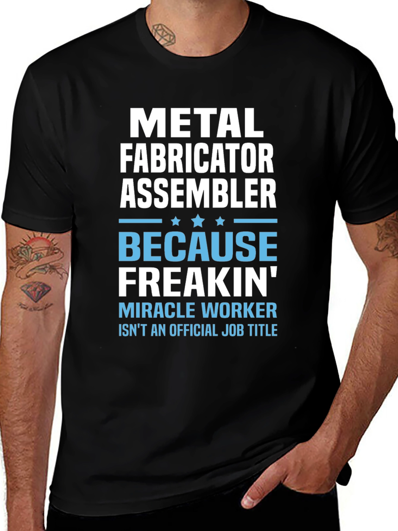 Metal Fabricator Assembler Funny Worker T-Shirt
