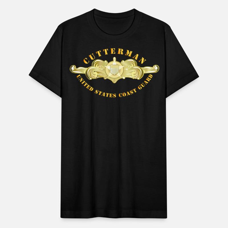 USCG Cutterman Badge Officer Gold