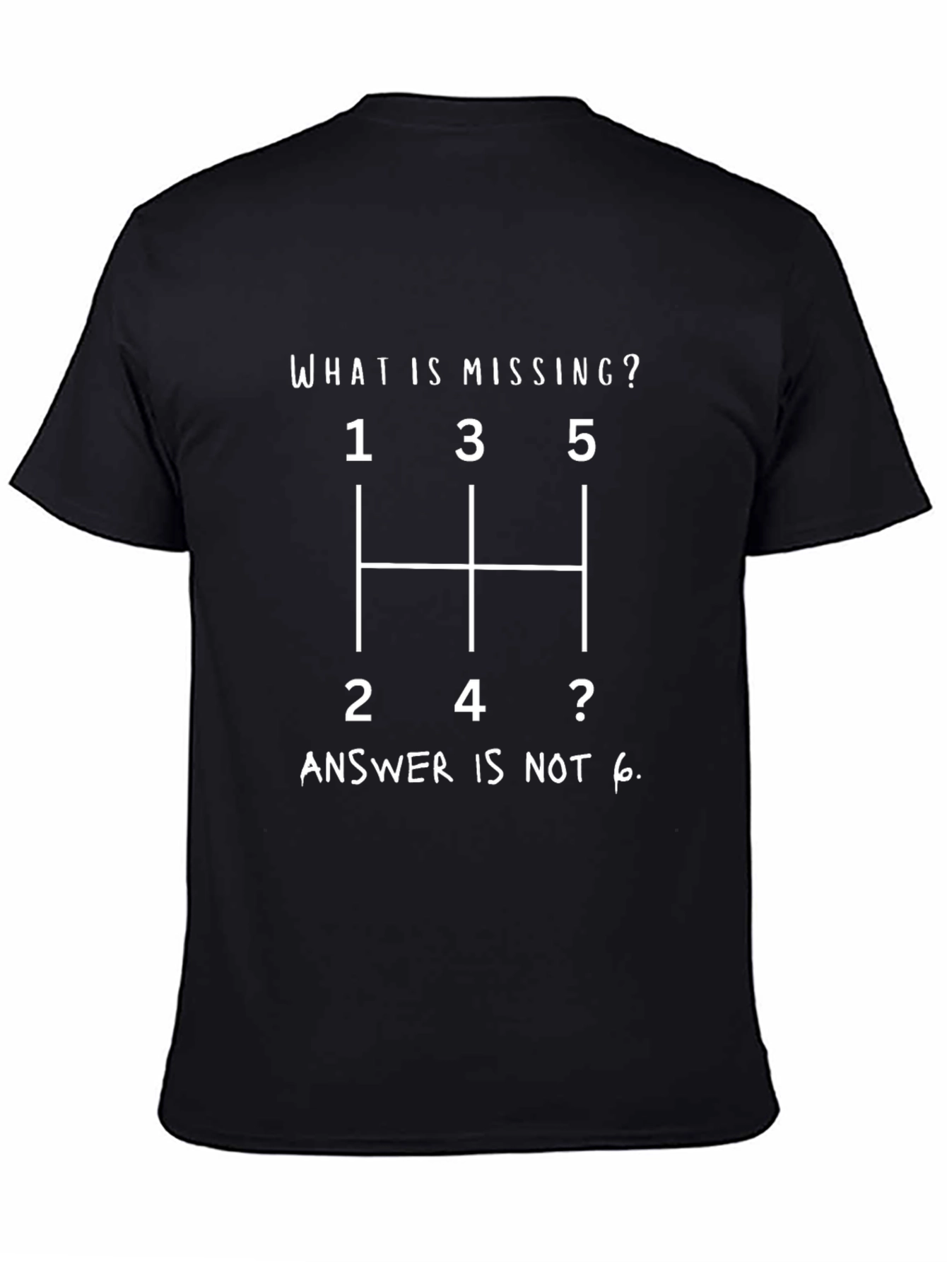 Gear Shift Pattern Riddle T-Shirt