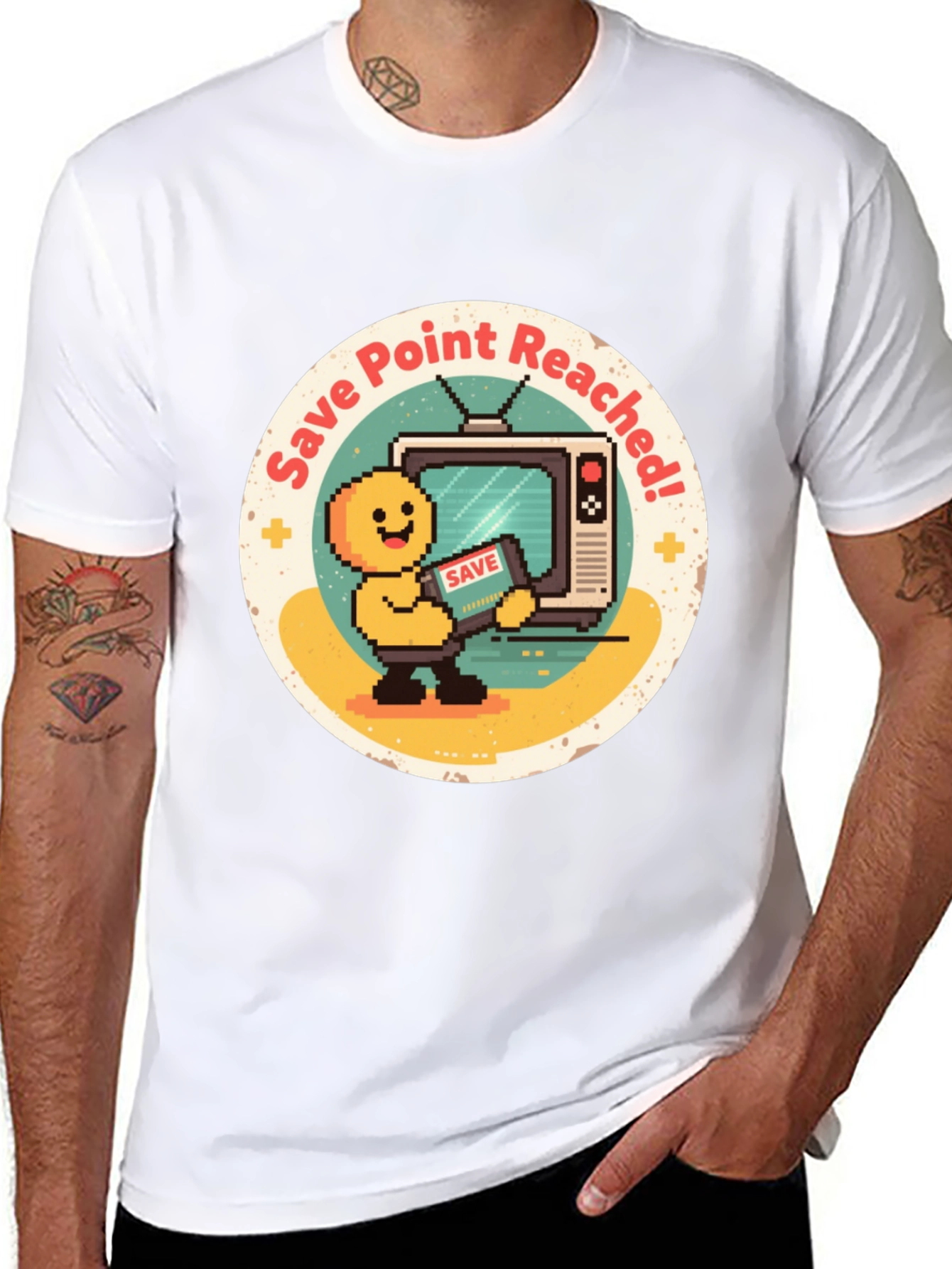 Save Point Reached Black T-Shirt