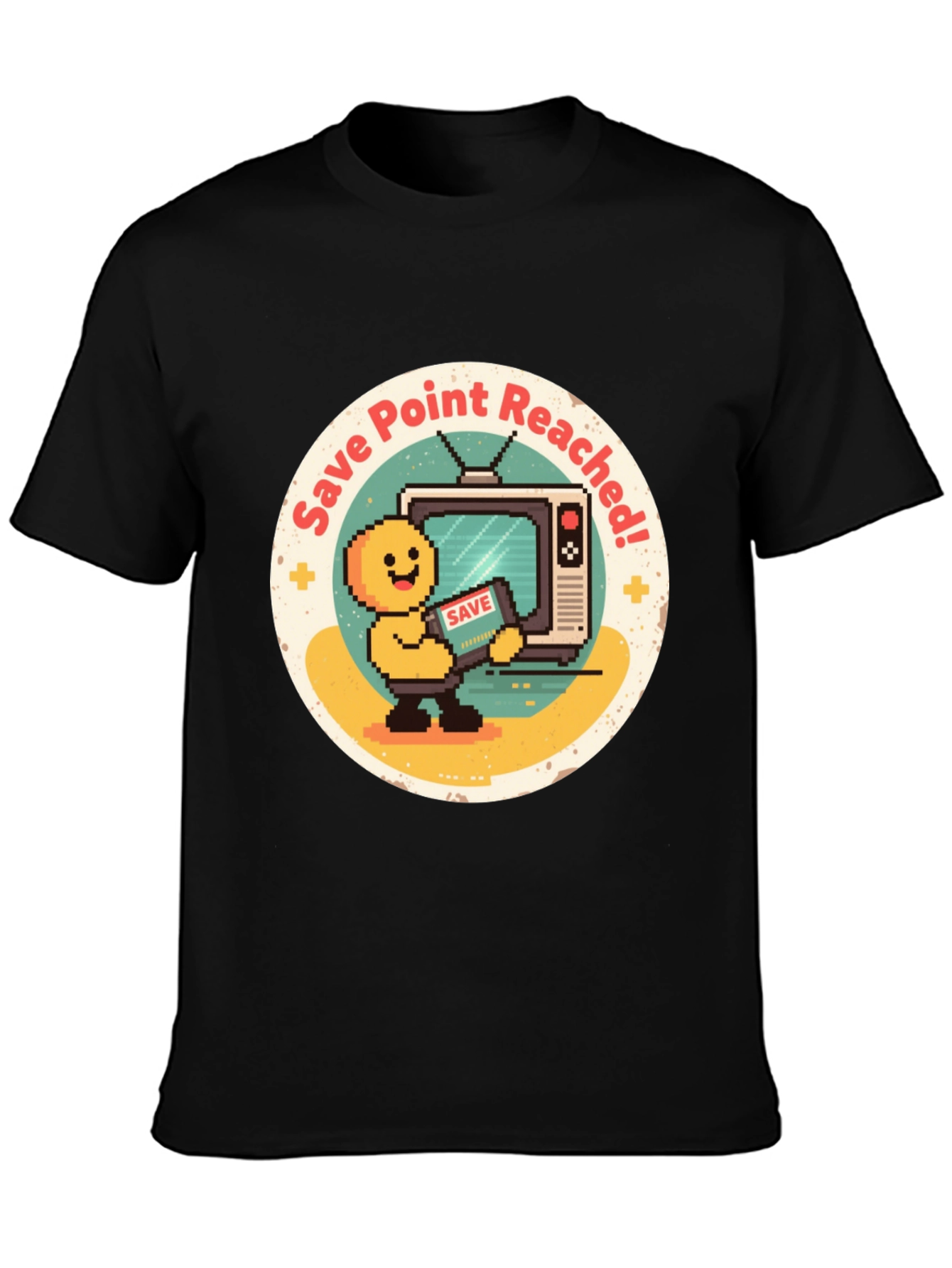 Save Point Reached Black T-Shirt