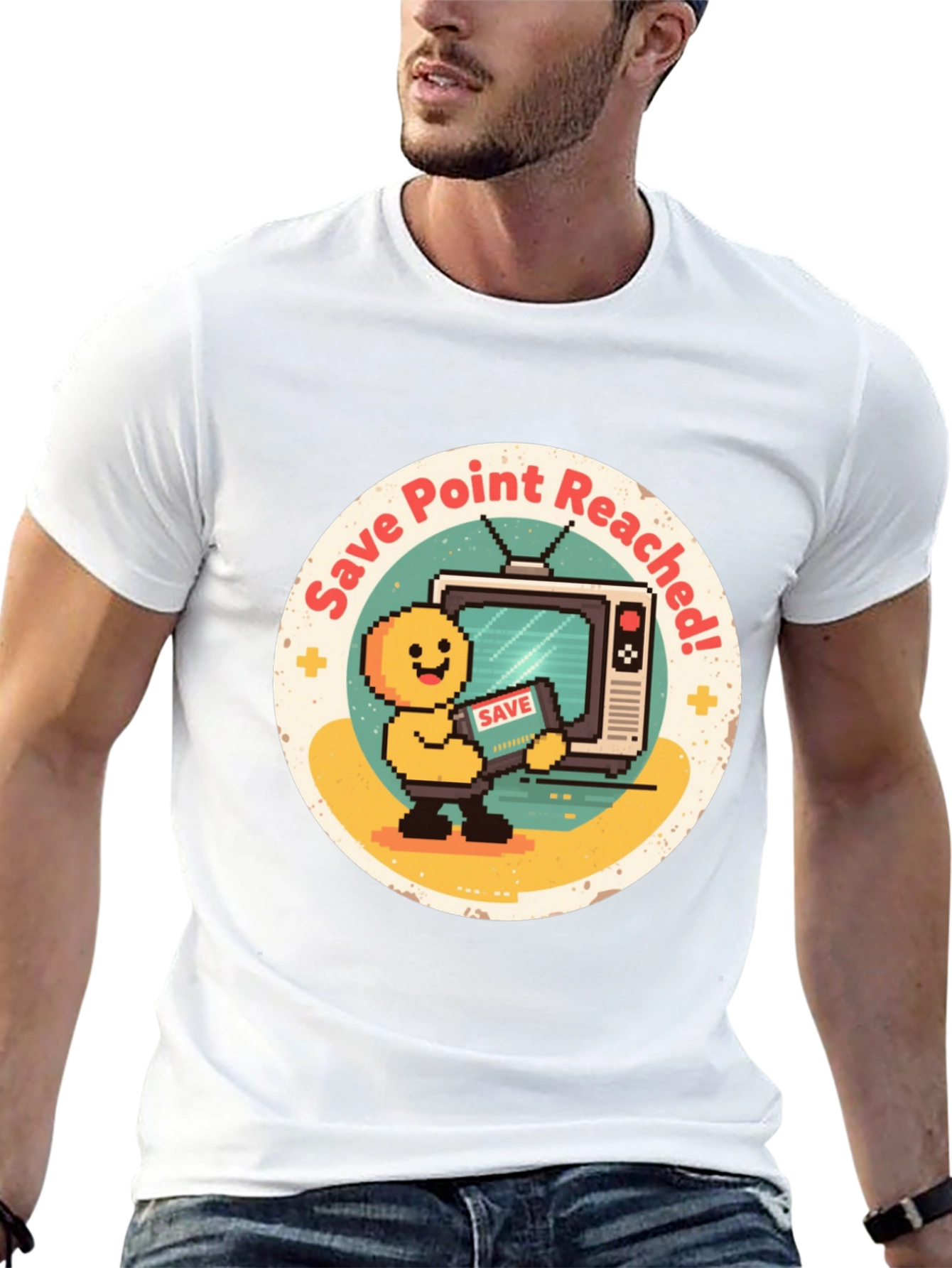 Save Point Reached Black T-Shirt