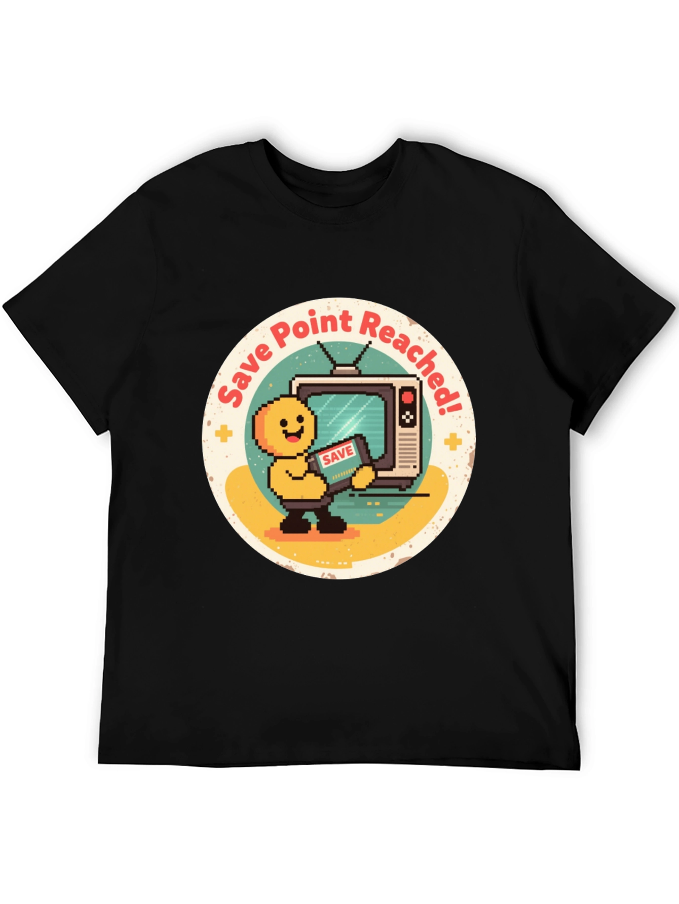 Save Point Reached Black T-Shirt
