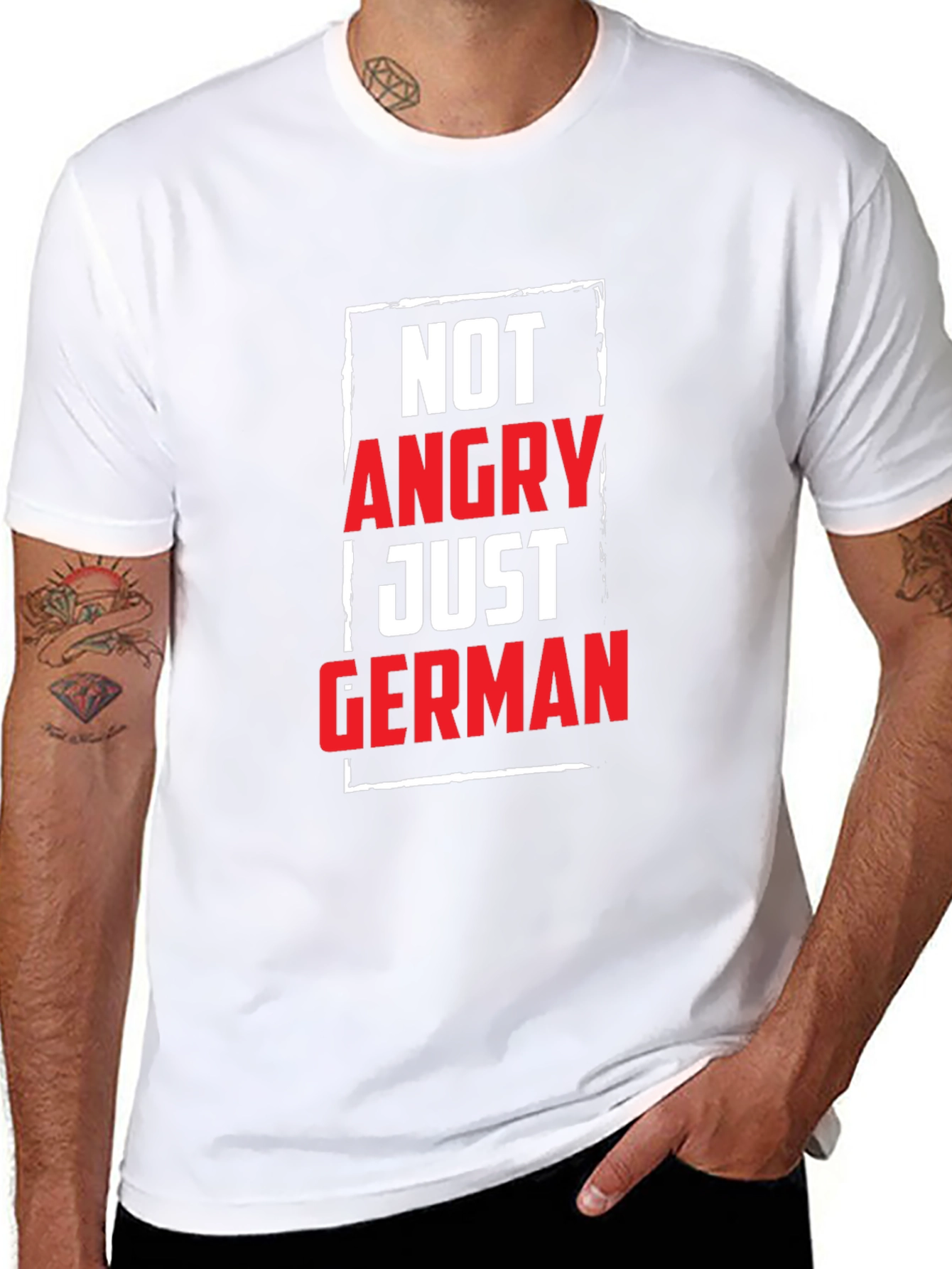 Not Angry Just German T-Shirt