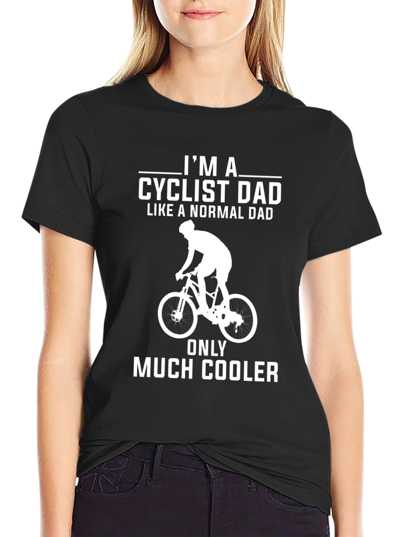 Cyclist Dad T-Shirt - Cool Dad Tee