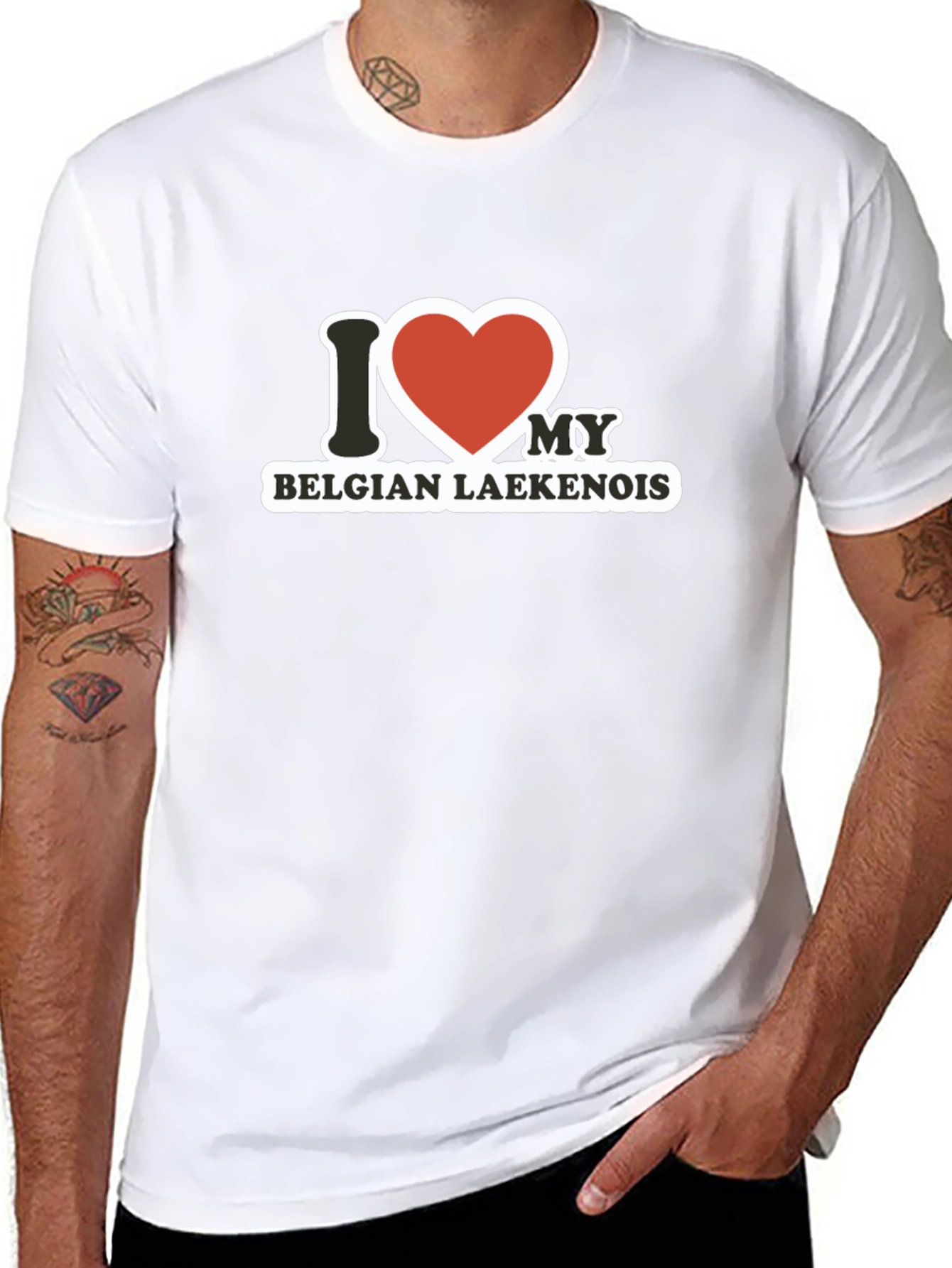 I Heart My Belgian Laekenois T-Shirt