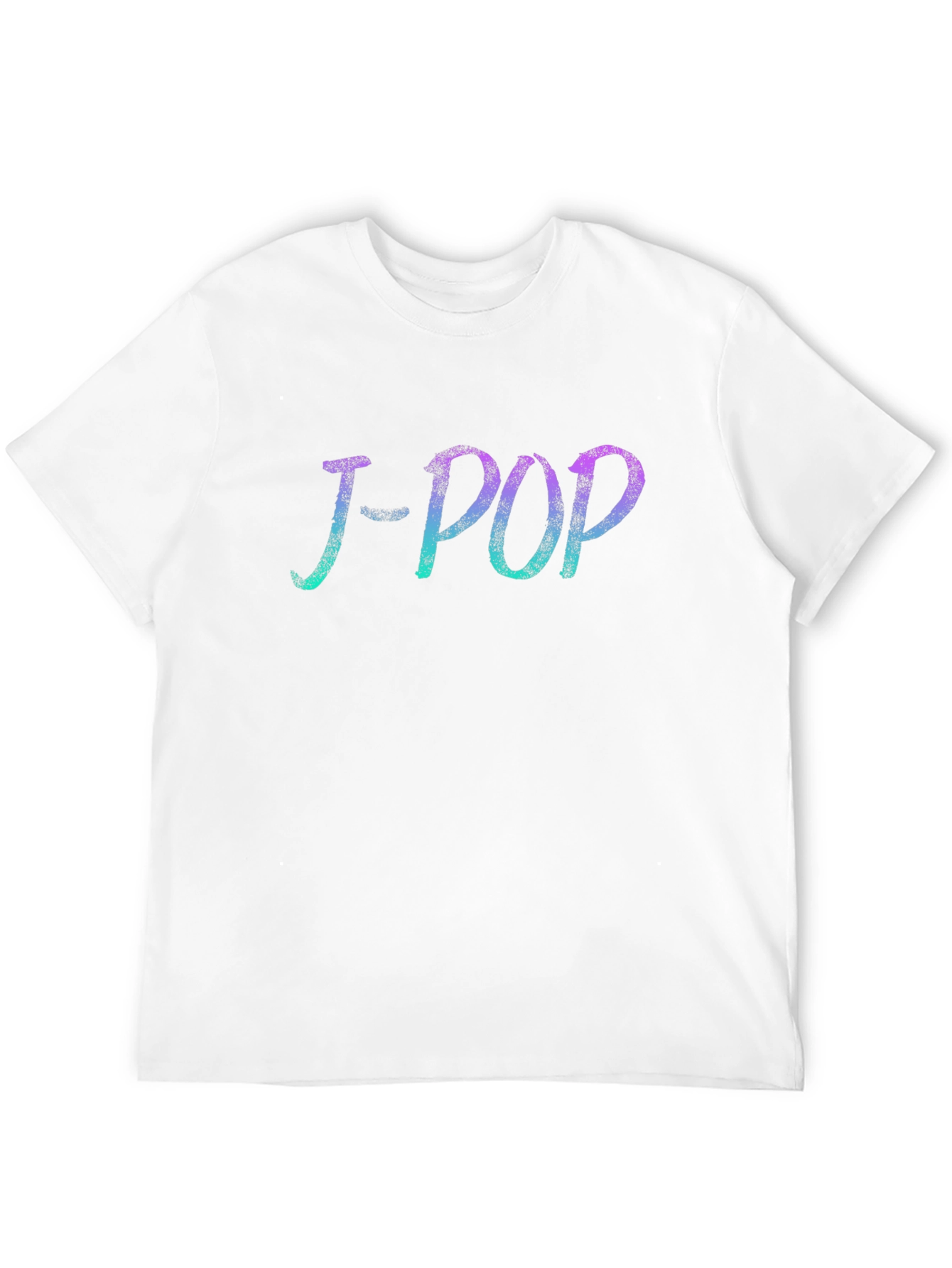 J-Pop Graphic Print Black T-Shirt