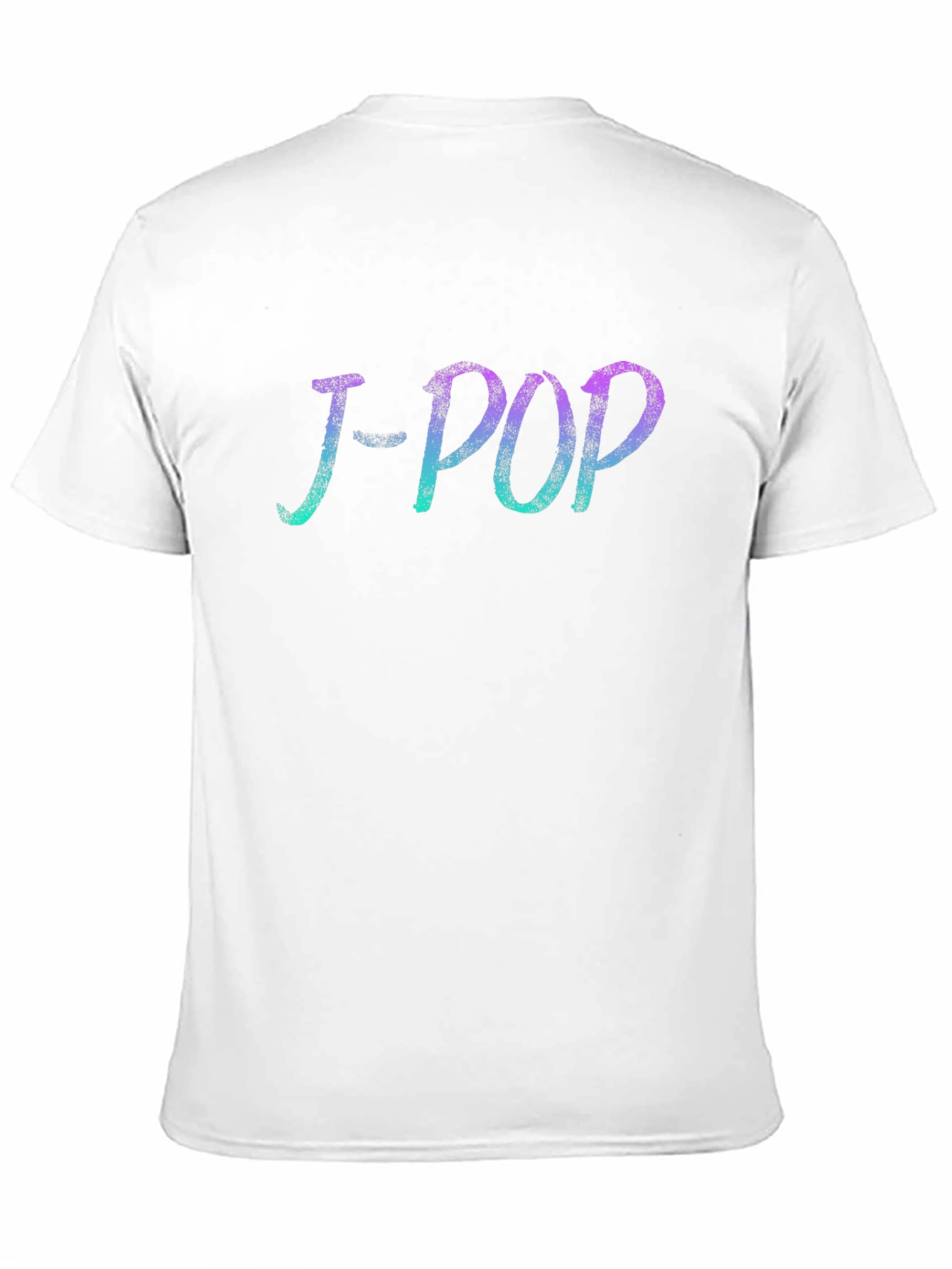 J-Pop Graphic Print Black T-Shirt