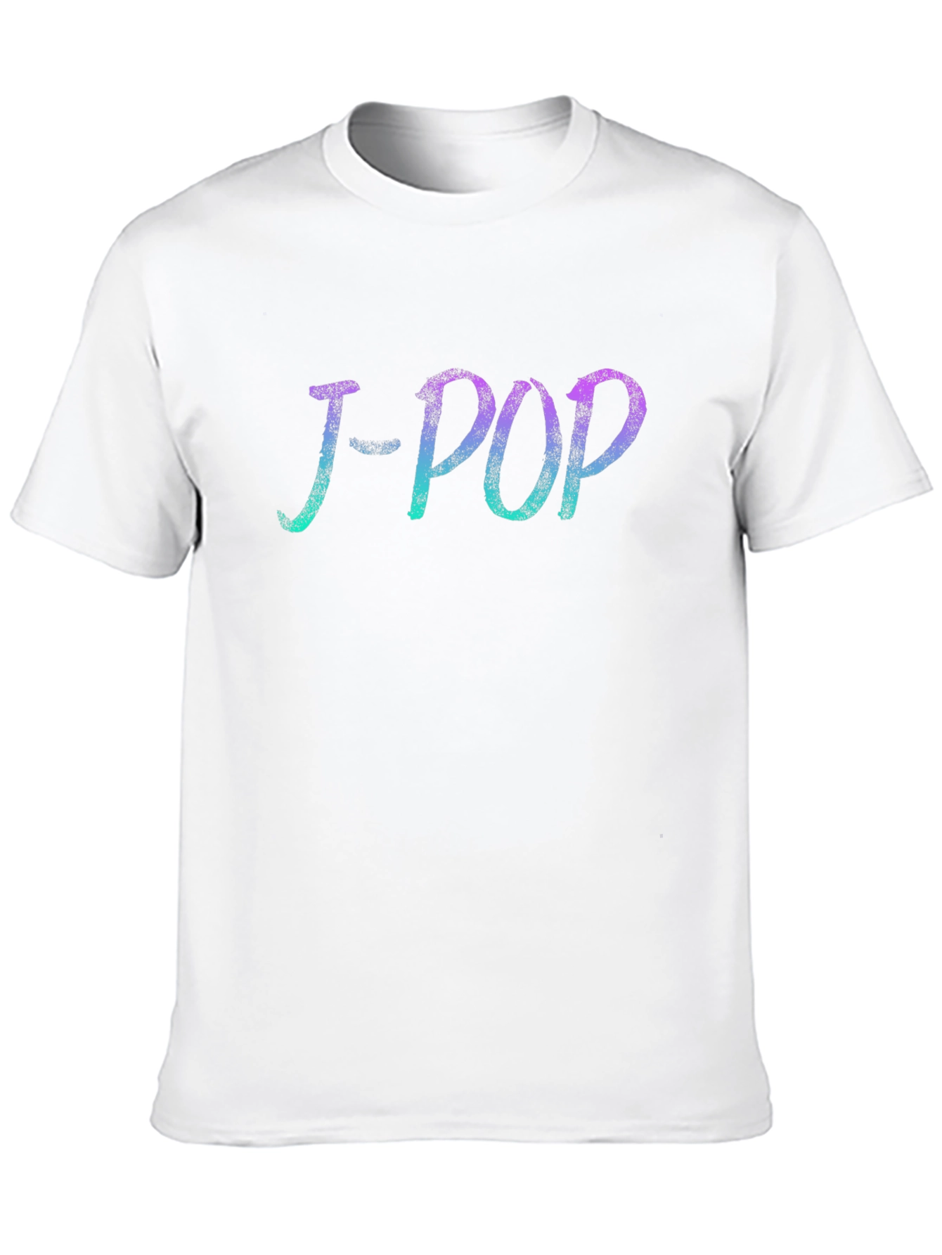 J-Pop Graphic Print Black T-Shirt
