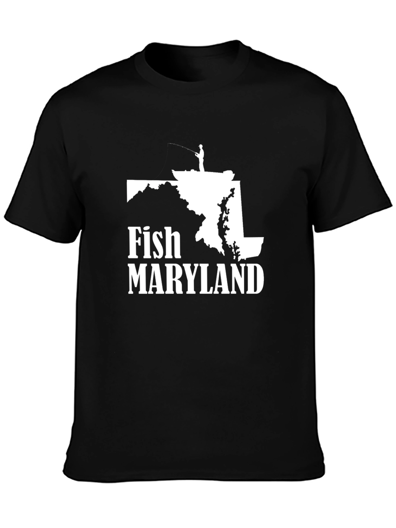 Fish Maryland Black T-Shirt