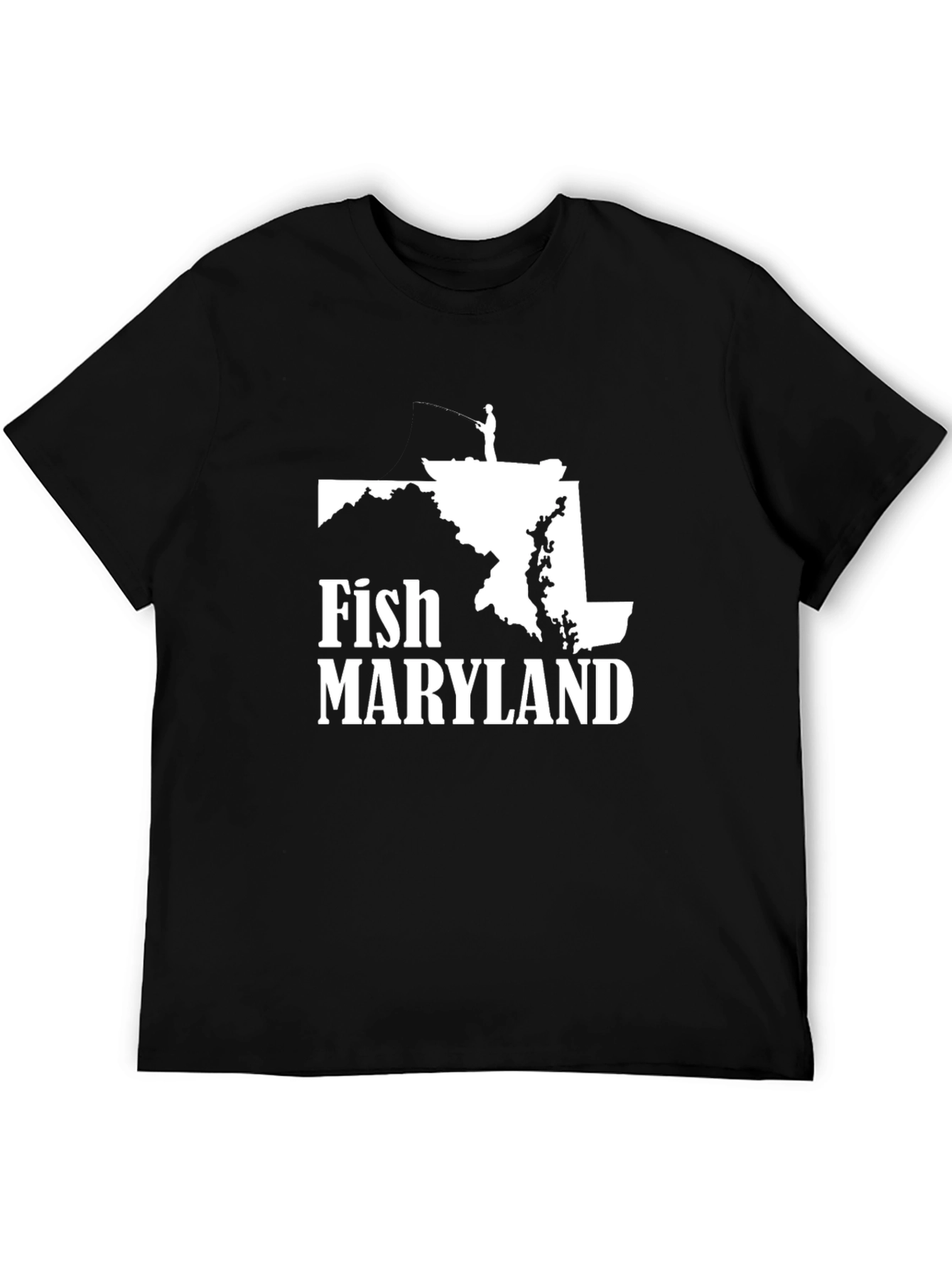 Fish Maryland Black T-Shirt