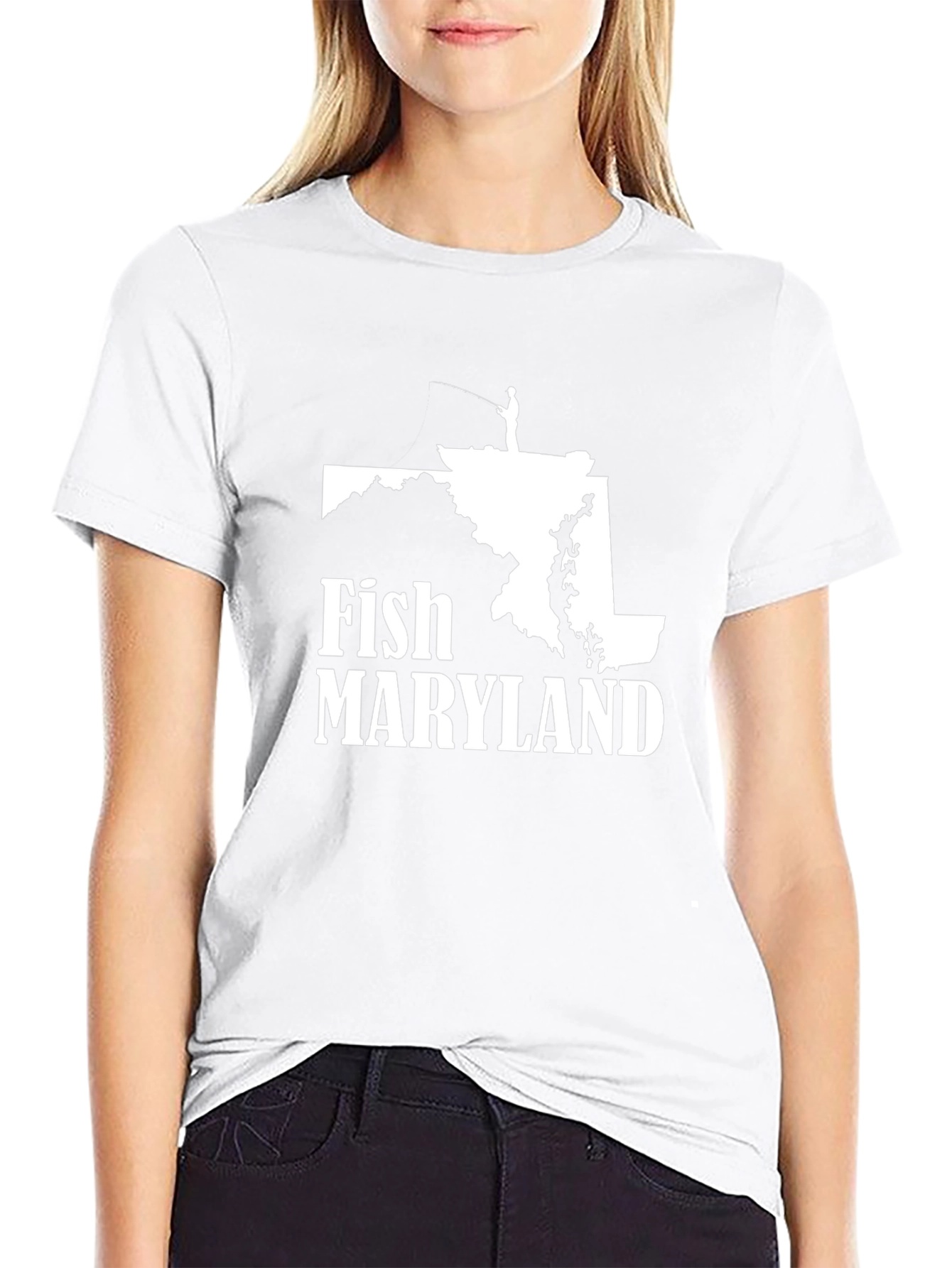 Fish Maryland Black T-Shirt