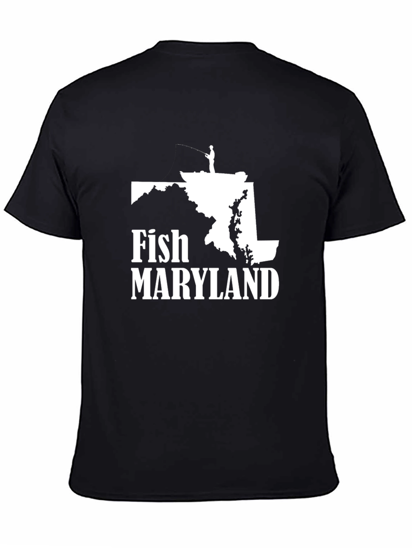 Fish Maryland Black T-Shirt