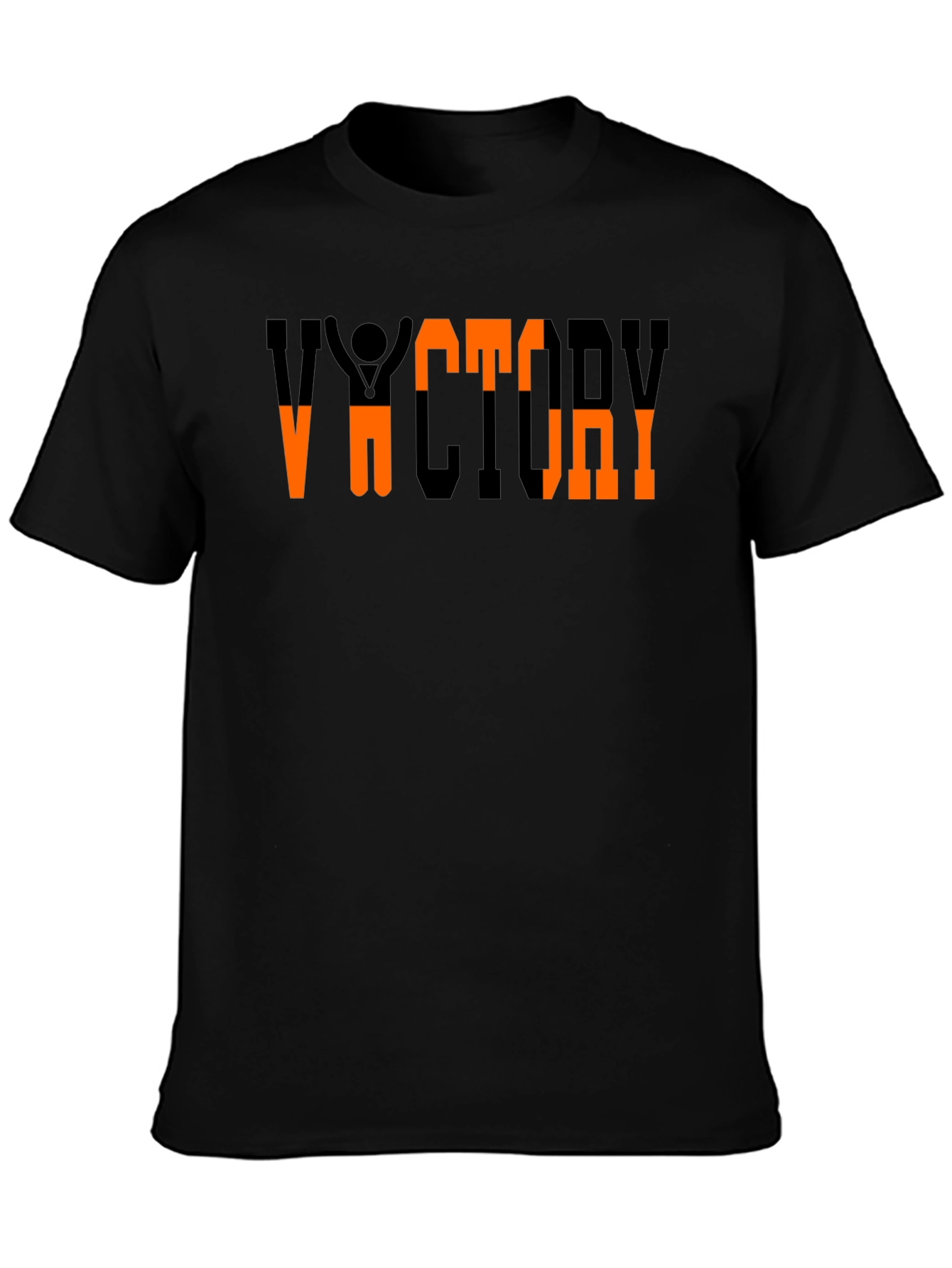 Victory Graphic Tee - Black Cotton Blend