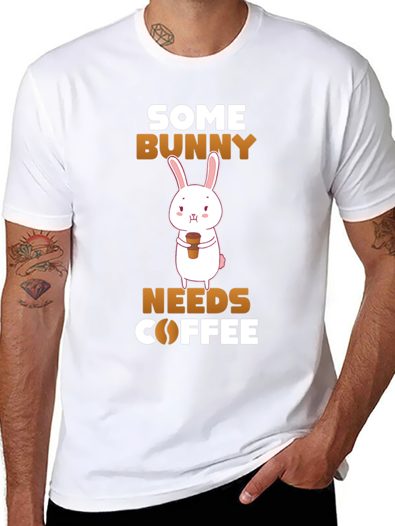 Some Bunny Needs Coffee T-Shirt