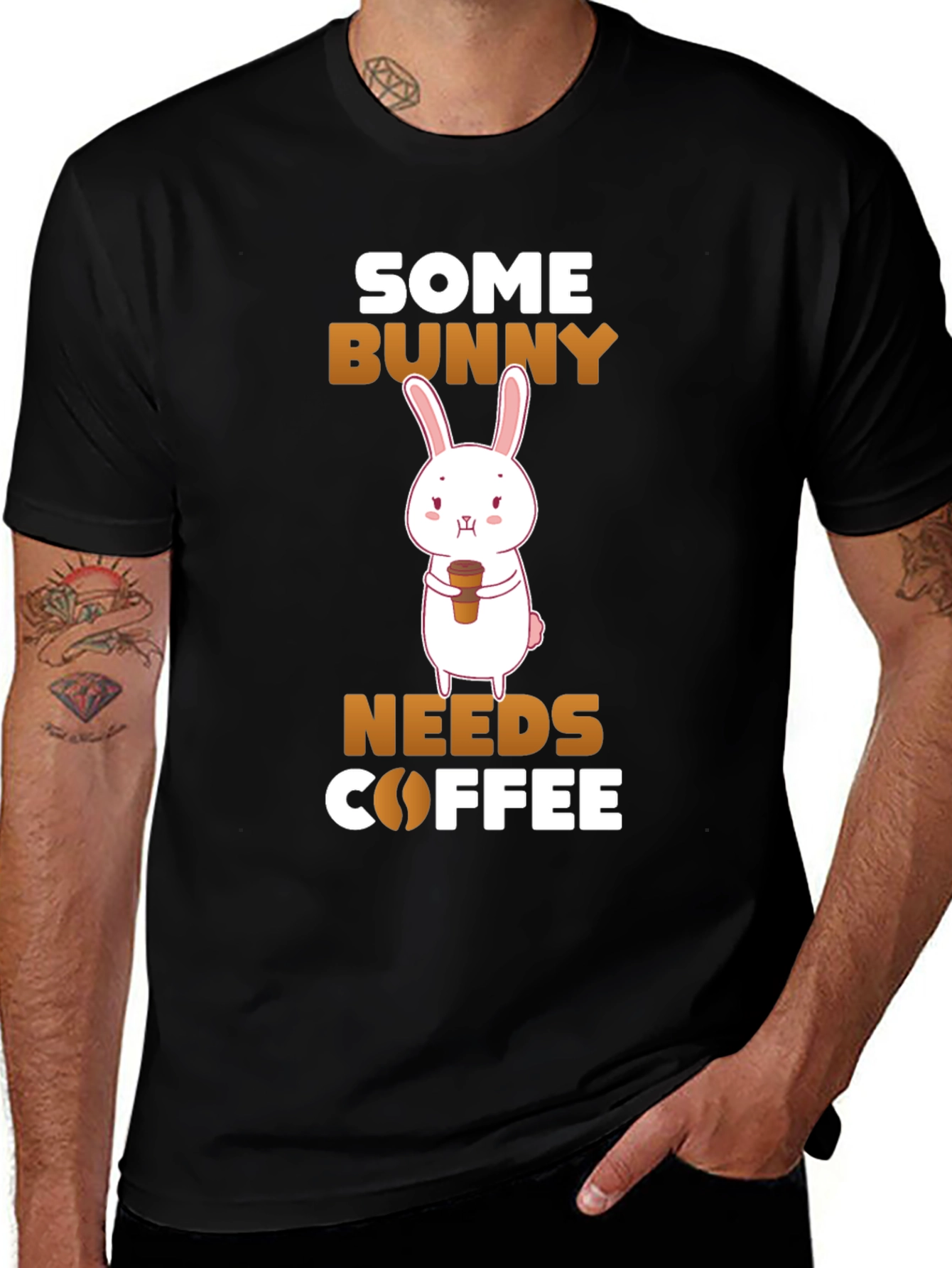 Some Bunny Needs Coffee T-Shirt