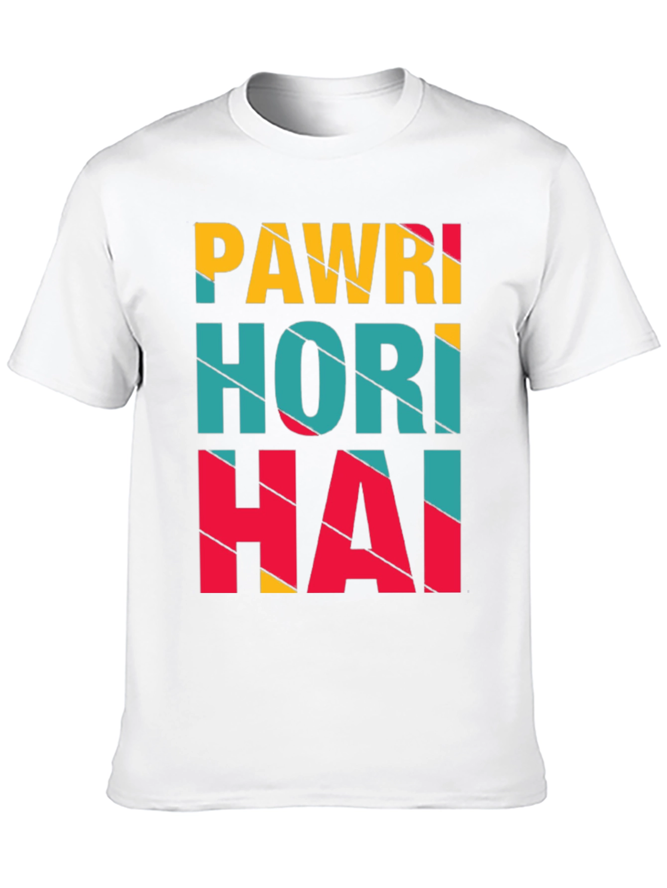 Pawri Hori Hai Graphic Print Black T-Shirt