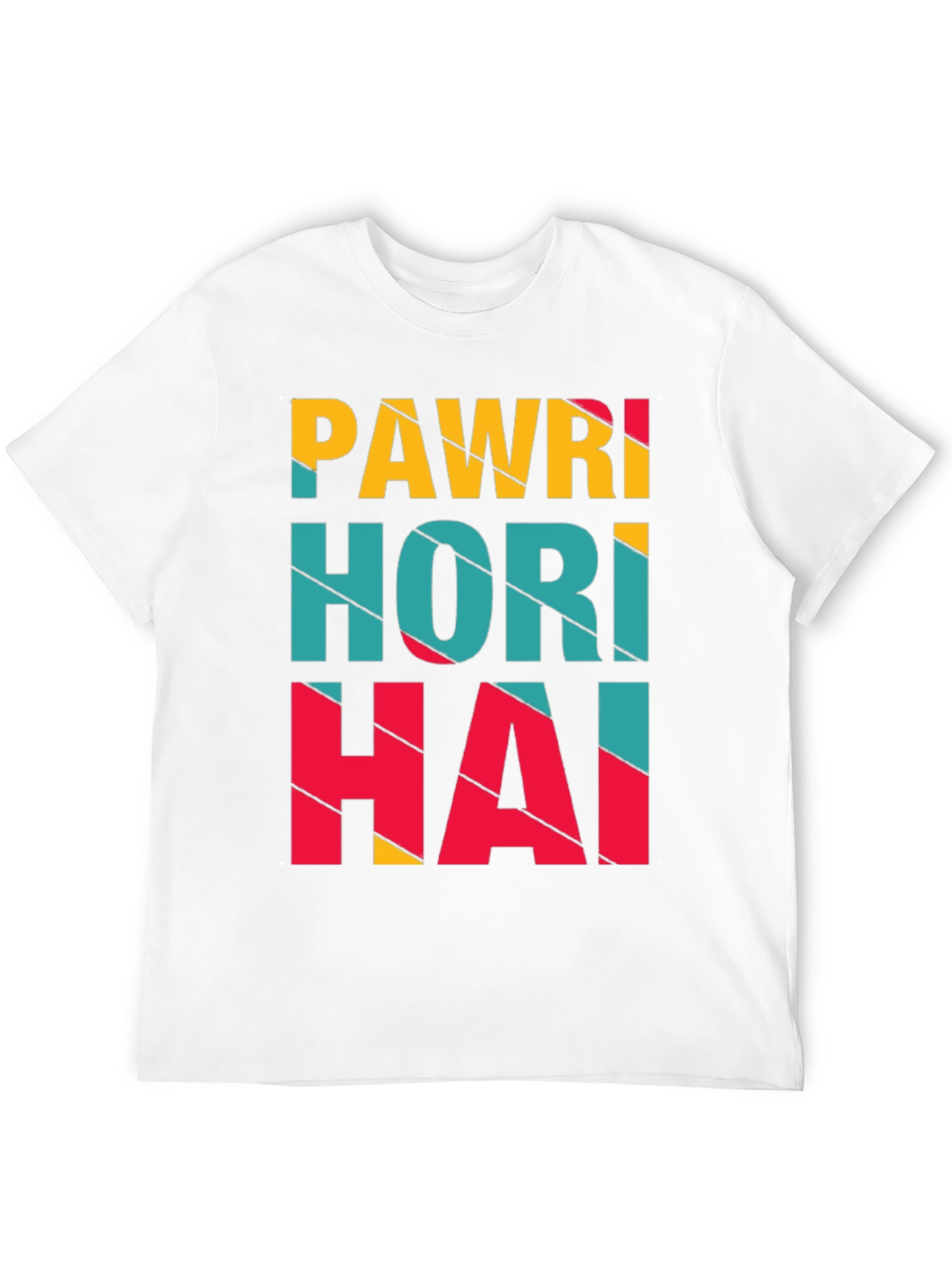 Pawri Hori Hai Graphic Print Black T-Shirt