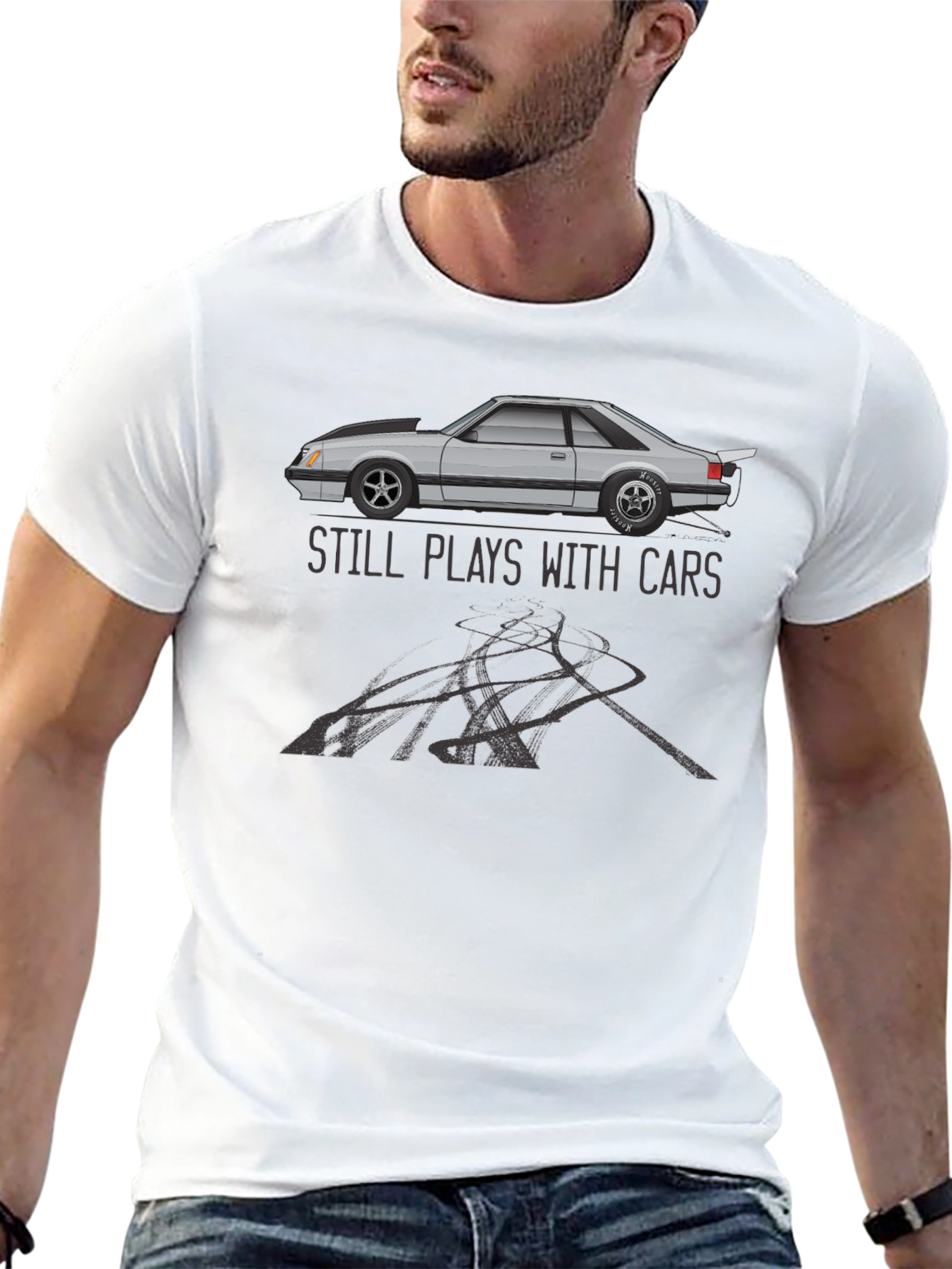 Still Plays with Cars T-Shirt
