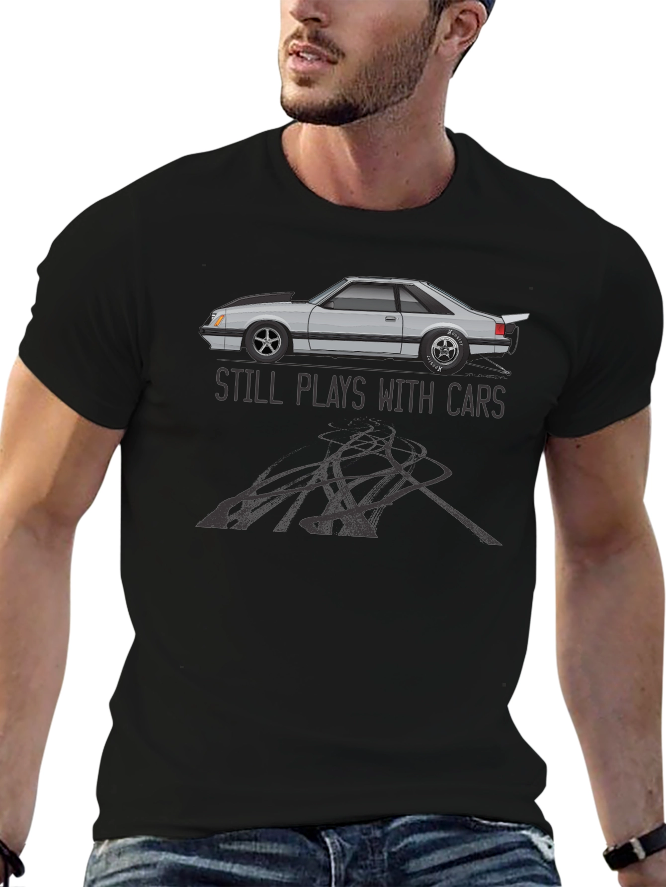 Still Plays with Cars T-Shirt