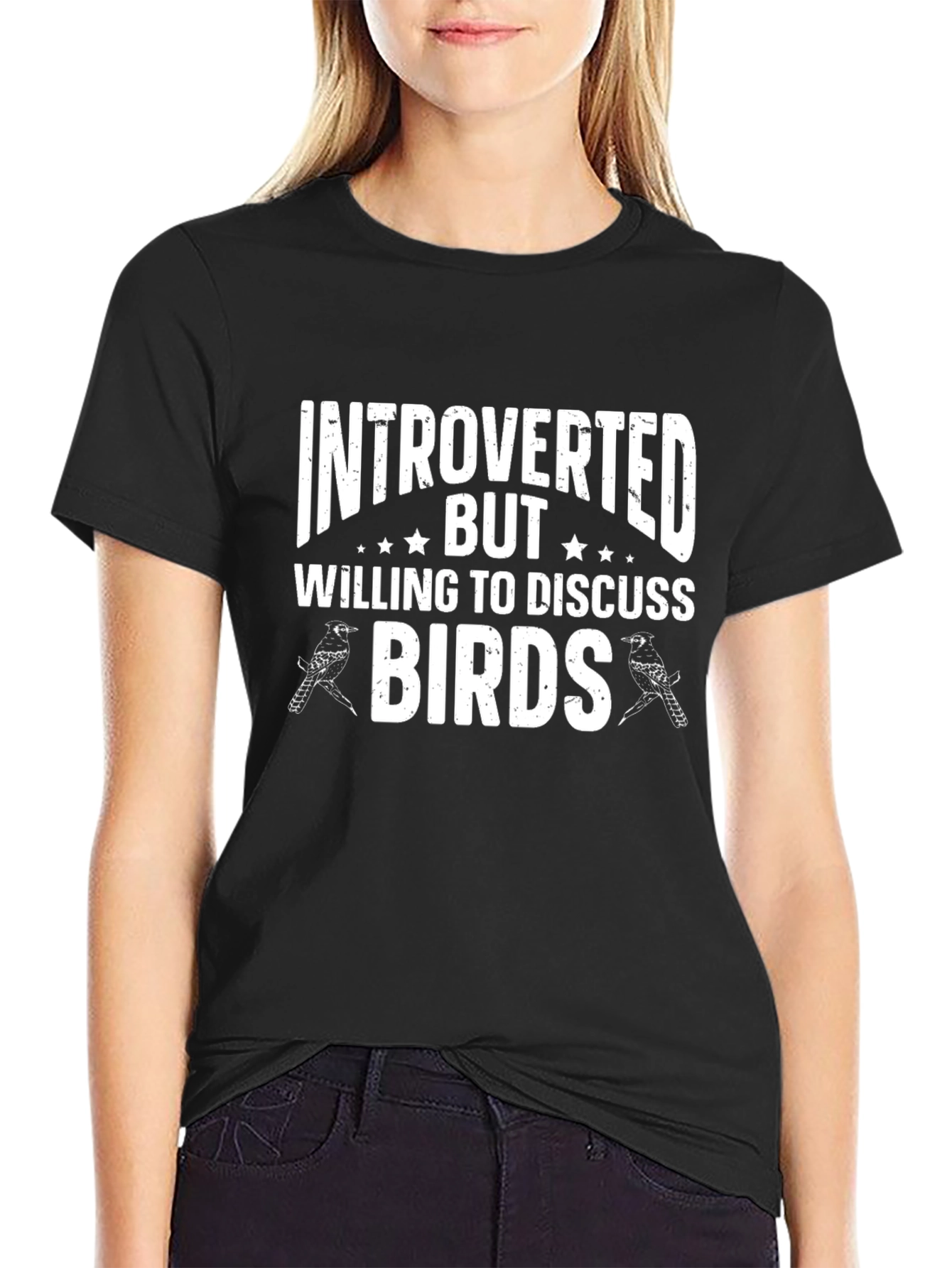 Introverted Bird Lover Graphic Tee