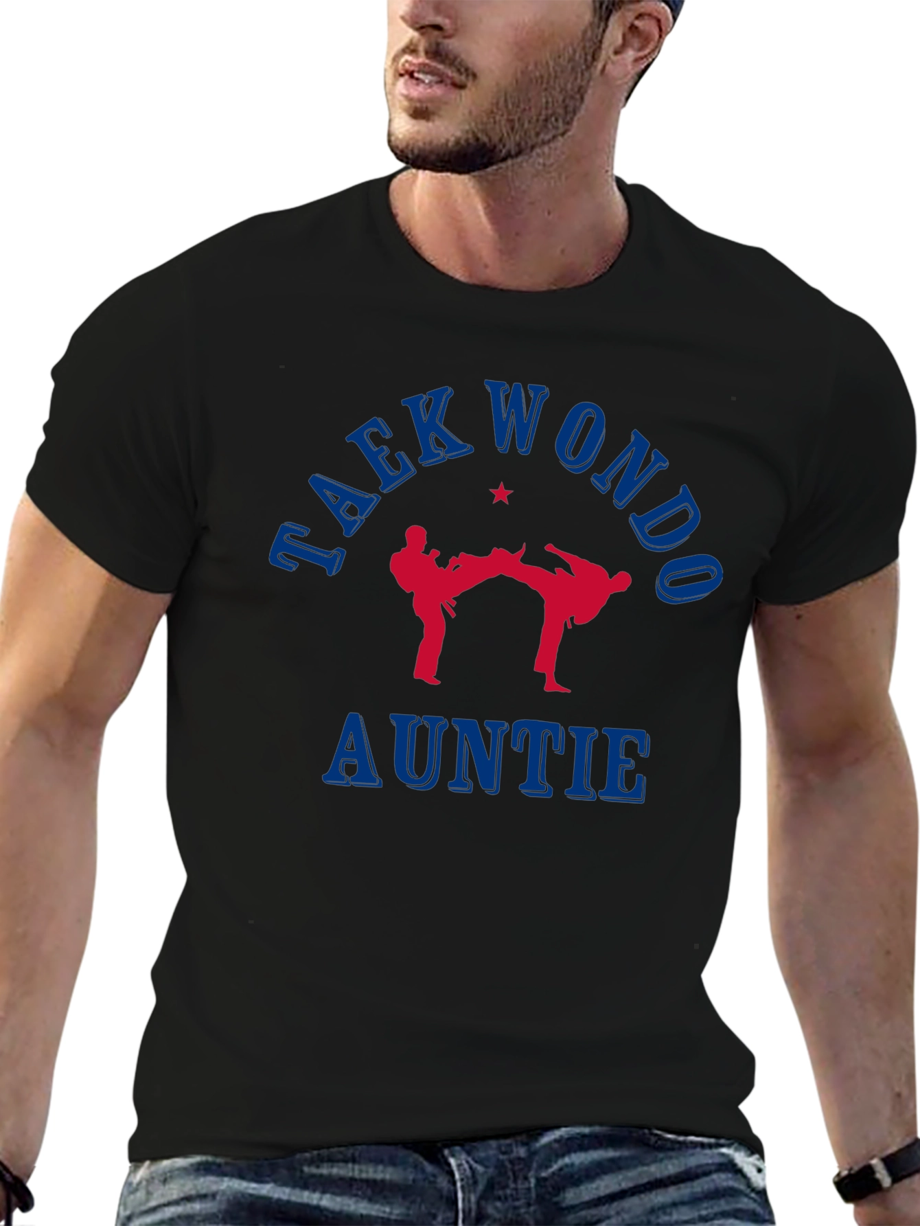 Taekwondo Auntie T-Shirt Martial Arts Tee