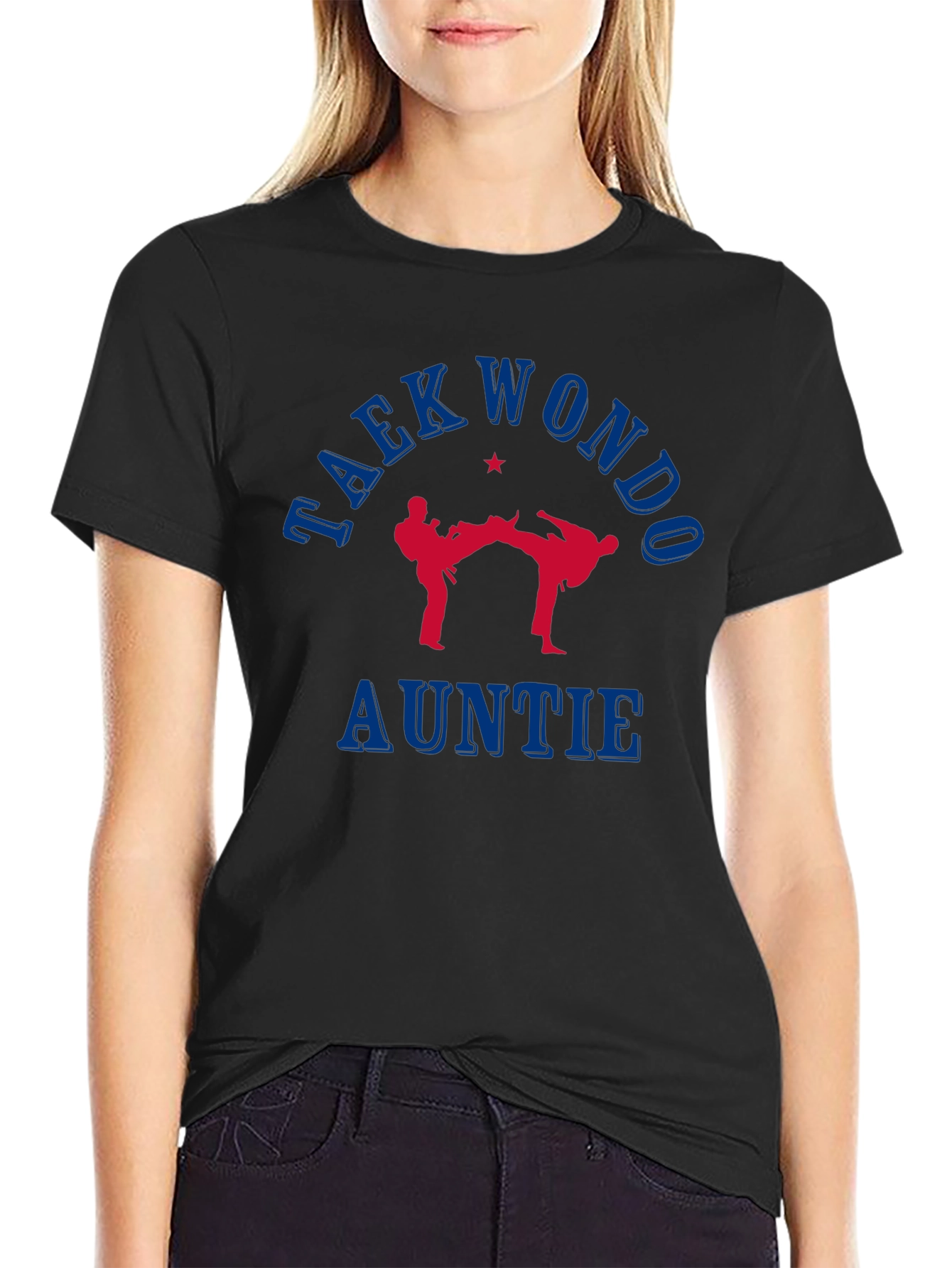 Taekwondo Auntie T-Shirt Martial Arts Tee