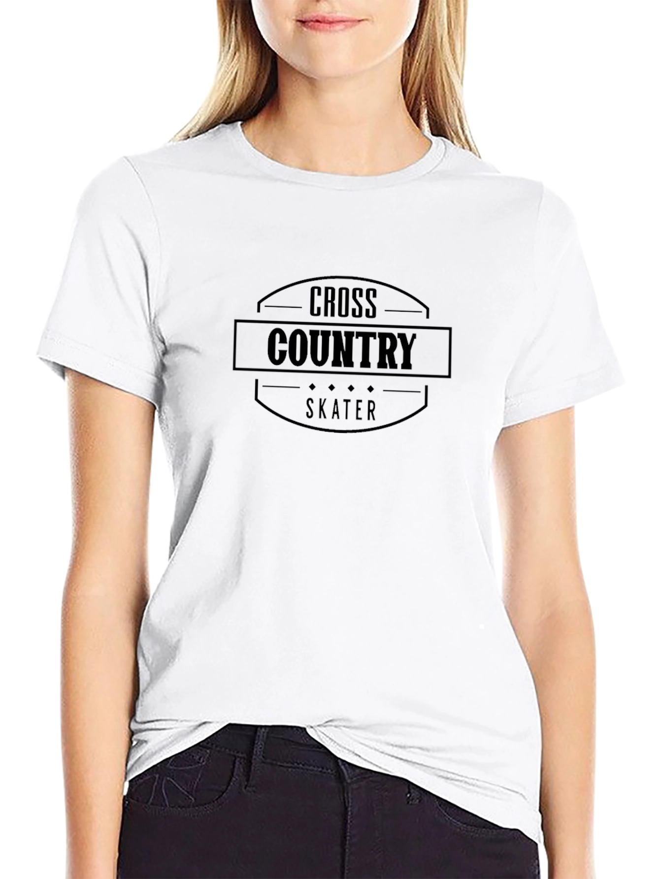 Cross Country Skater Black T-Shirt