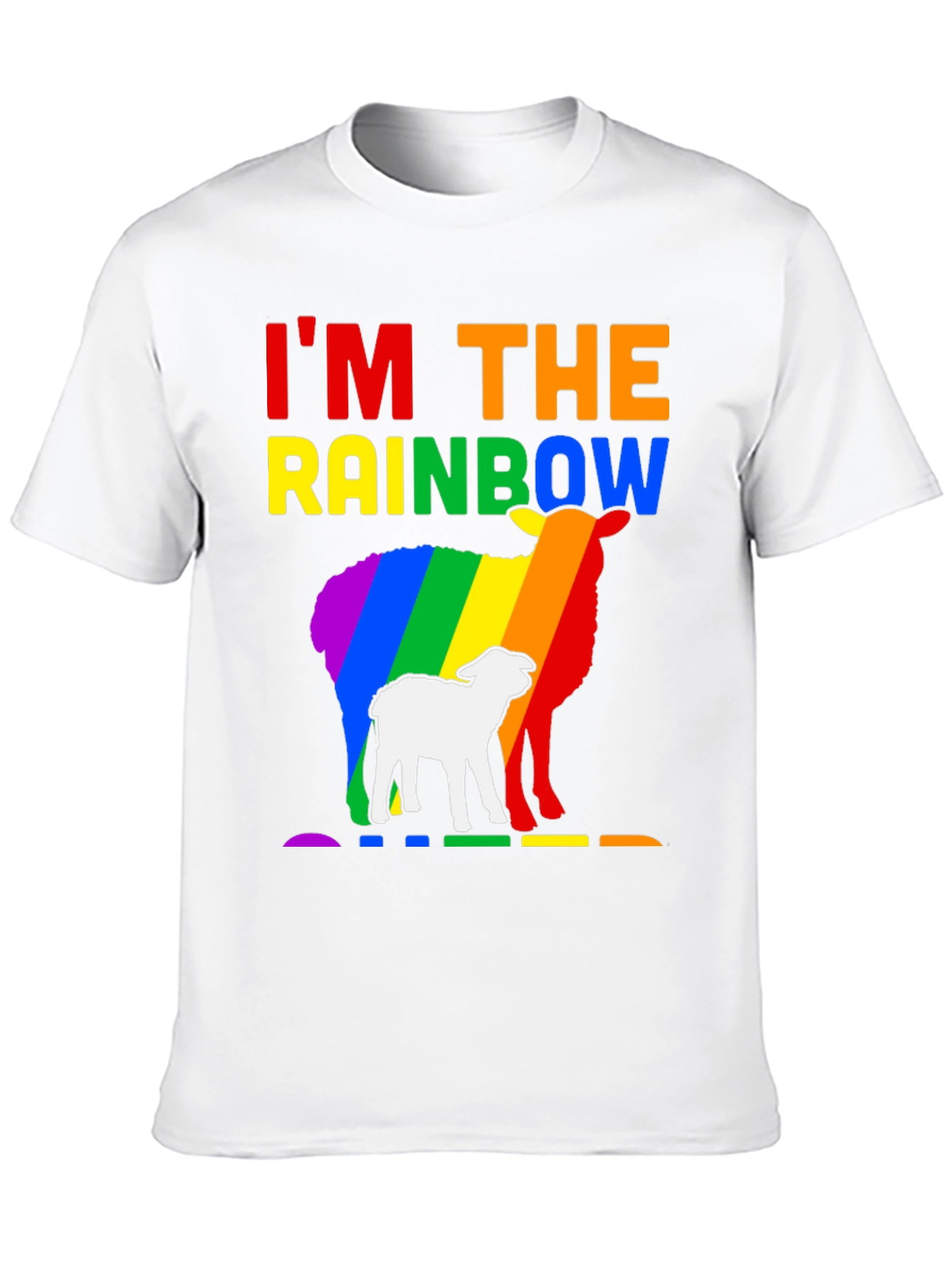 Rainbow Sheep LGBTQ Pride T-Shirt