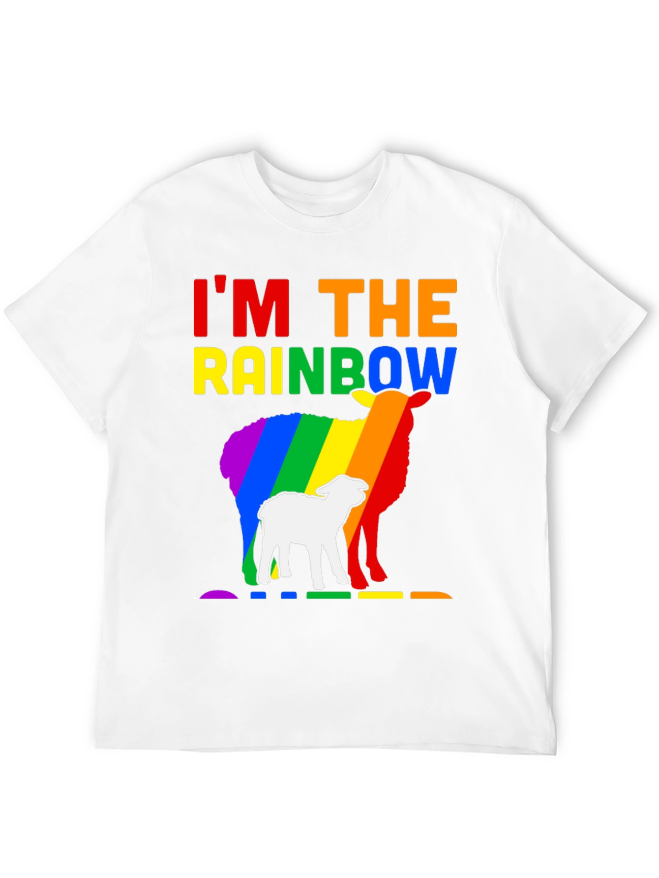Rainbow Sheep LGBTQ Pride T-Shirt