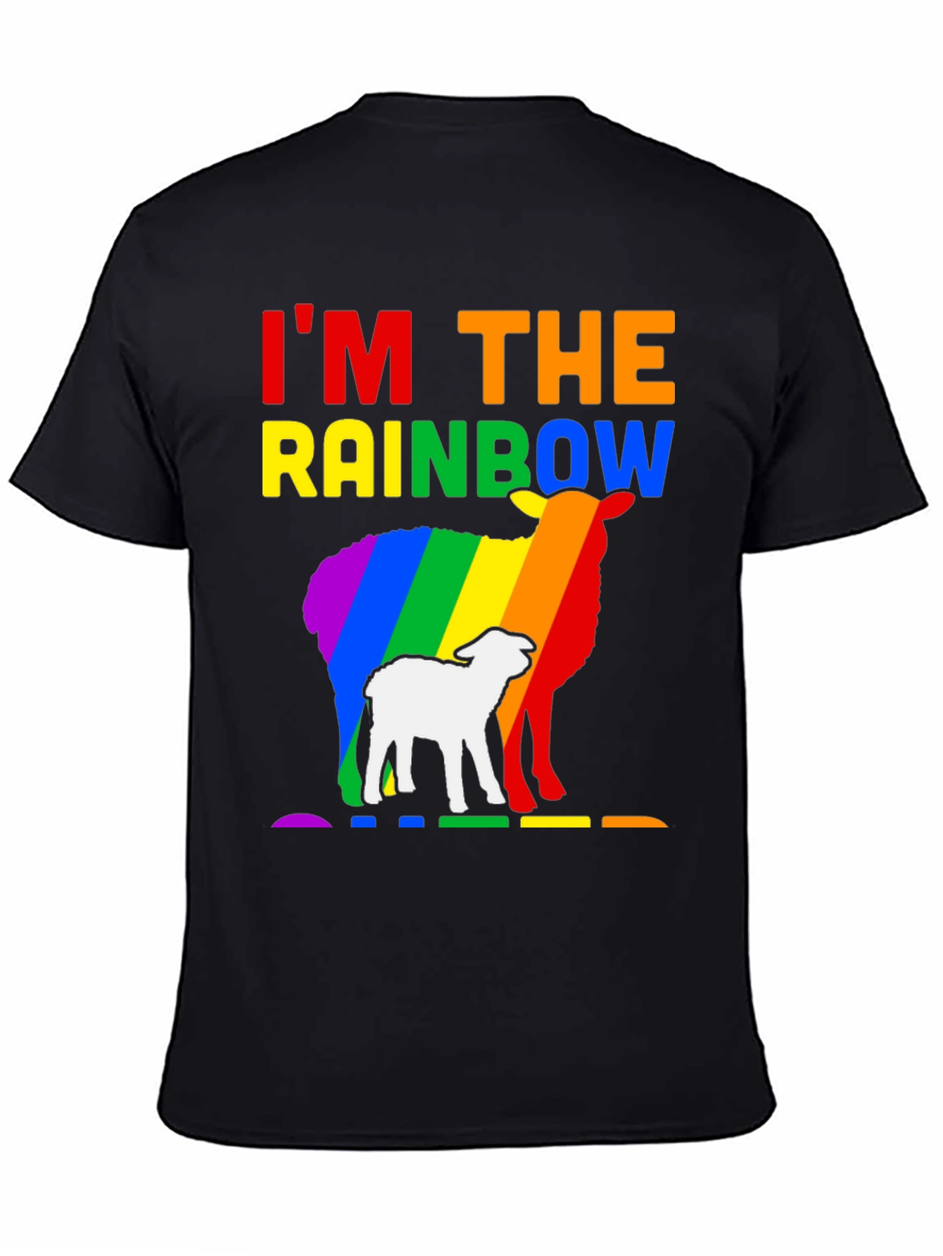 Rainbow Sheep LGBTQ Pride T-Shirt