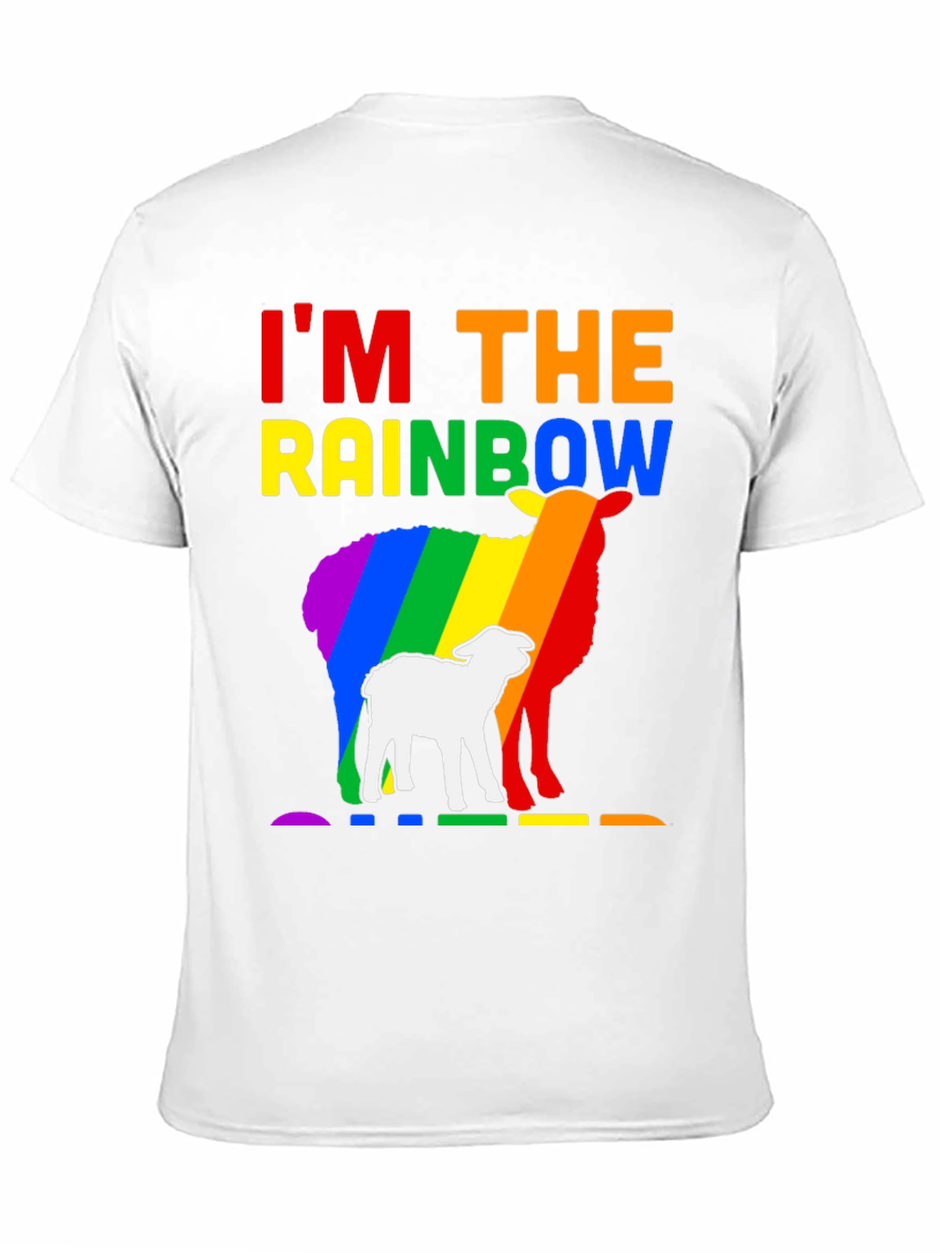Rainbow Sheep LGBTQ Pride T-Shirt
