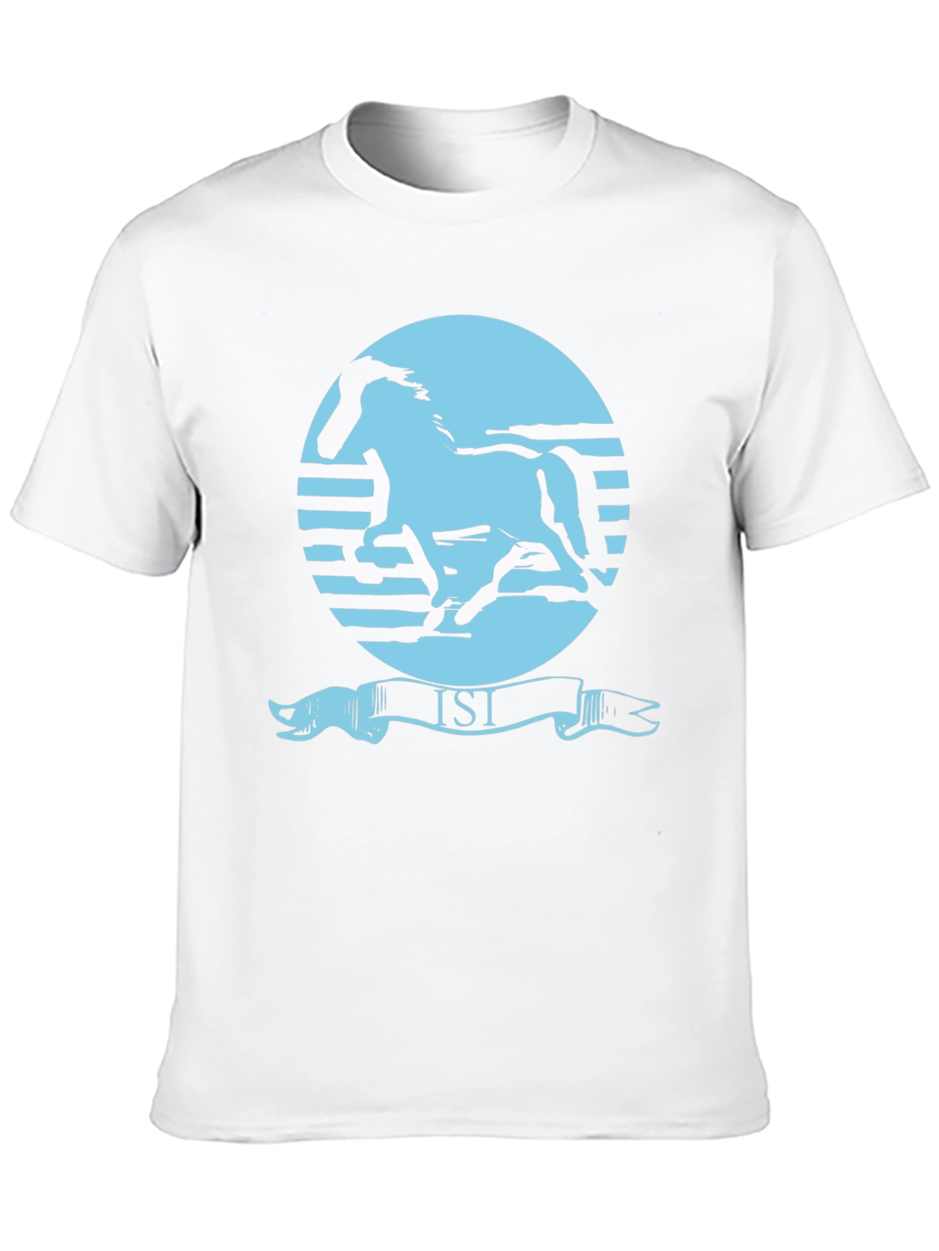 Retro Horse Graphic Tee - Black