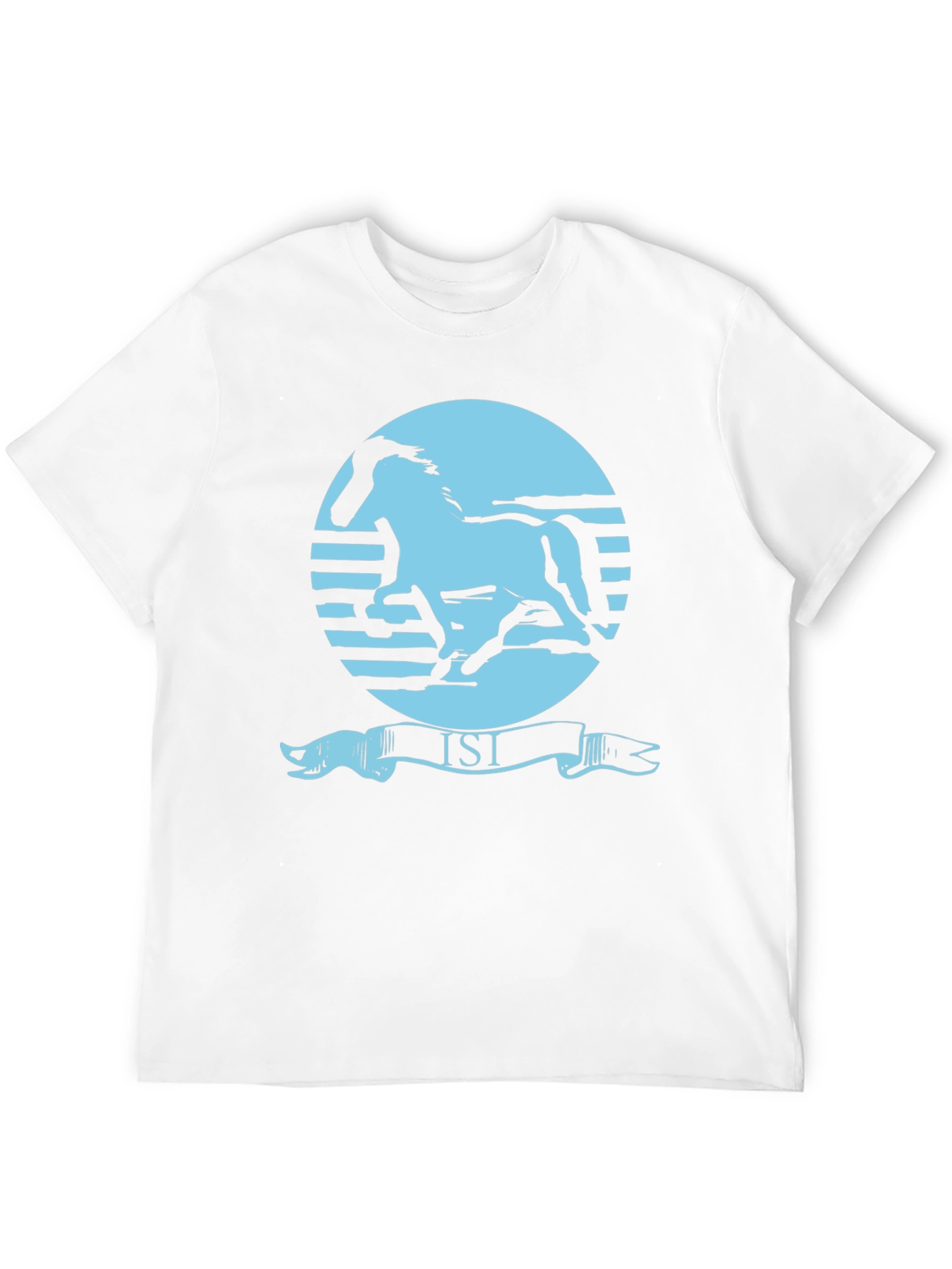Retro Horse Graphic Tee - Black