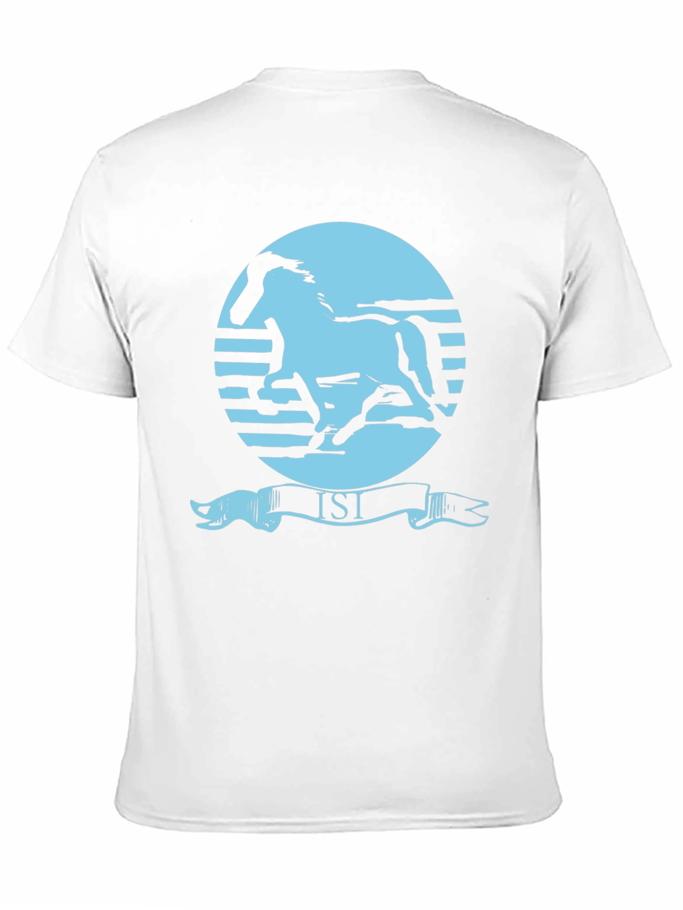 Retro Horse Graphic Tee - Black