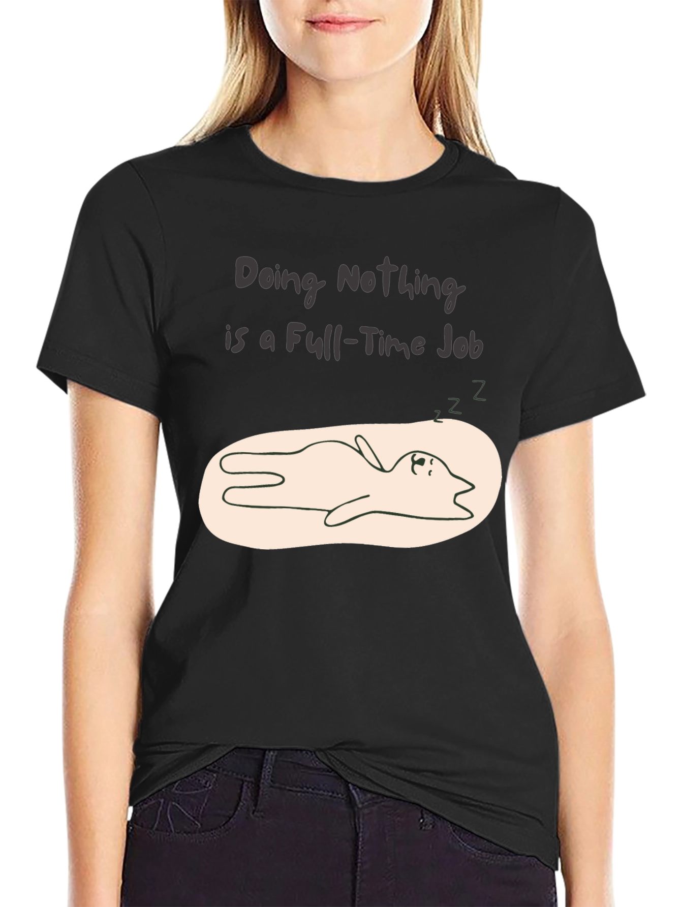 Doing Nothing T-Shirt - Funny Lazy Day Tee