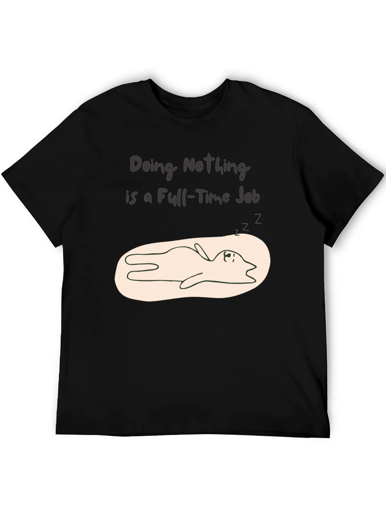 Doing Nothing T-Shirt - Funny Lazy Day Tee