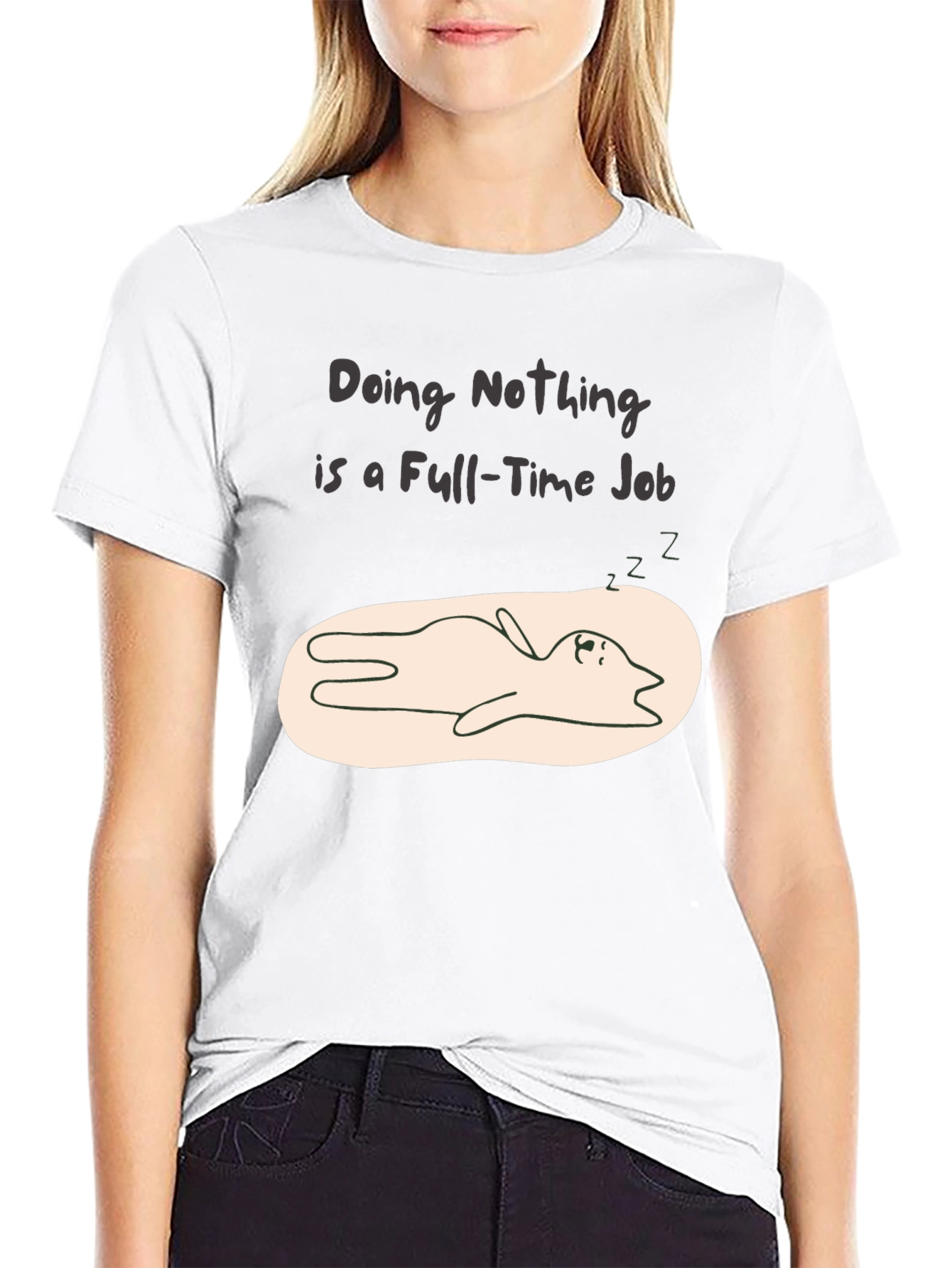 Doing Nothing T-Shirt - Funny Lazy Day Tee
