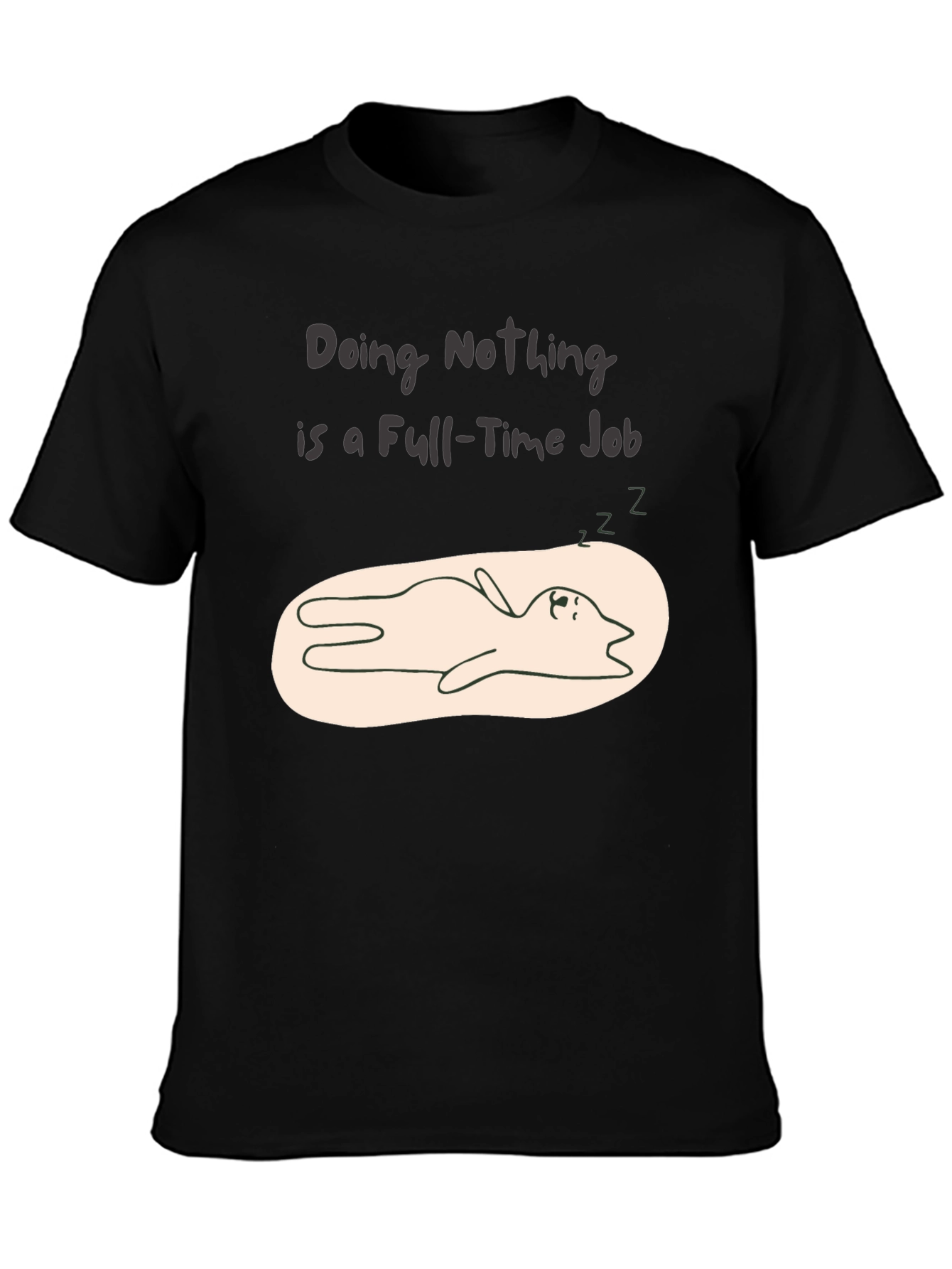 Doing Nothing T-Shirt - Funny Lazy Day Tee