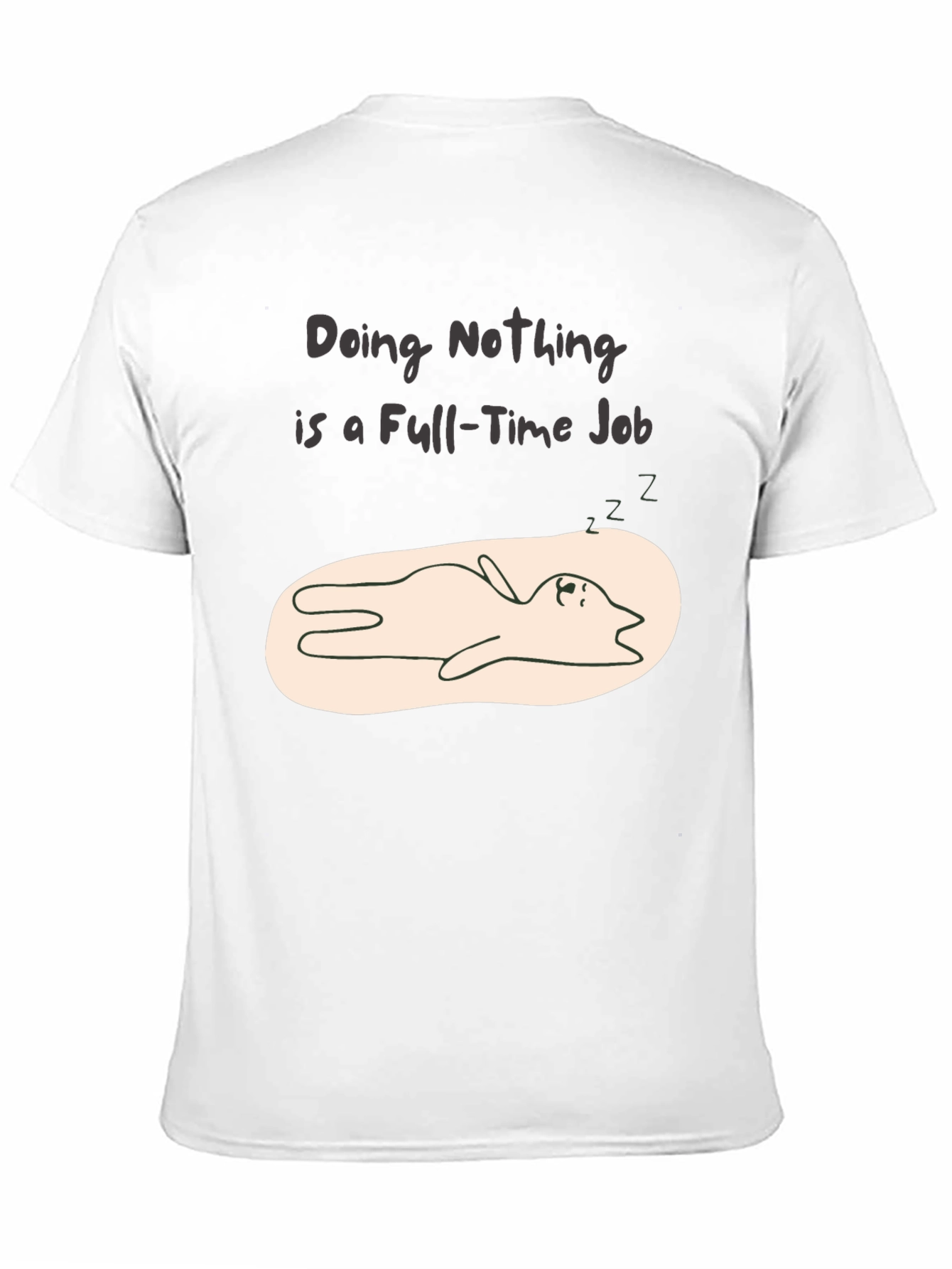 Doing Nothing T-Shirt - Funny Lazy Day Tee