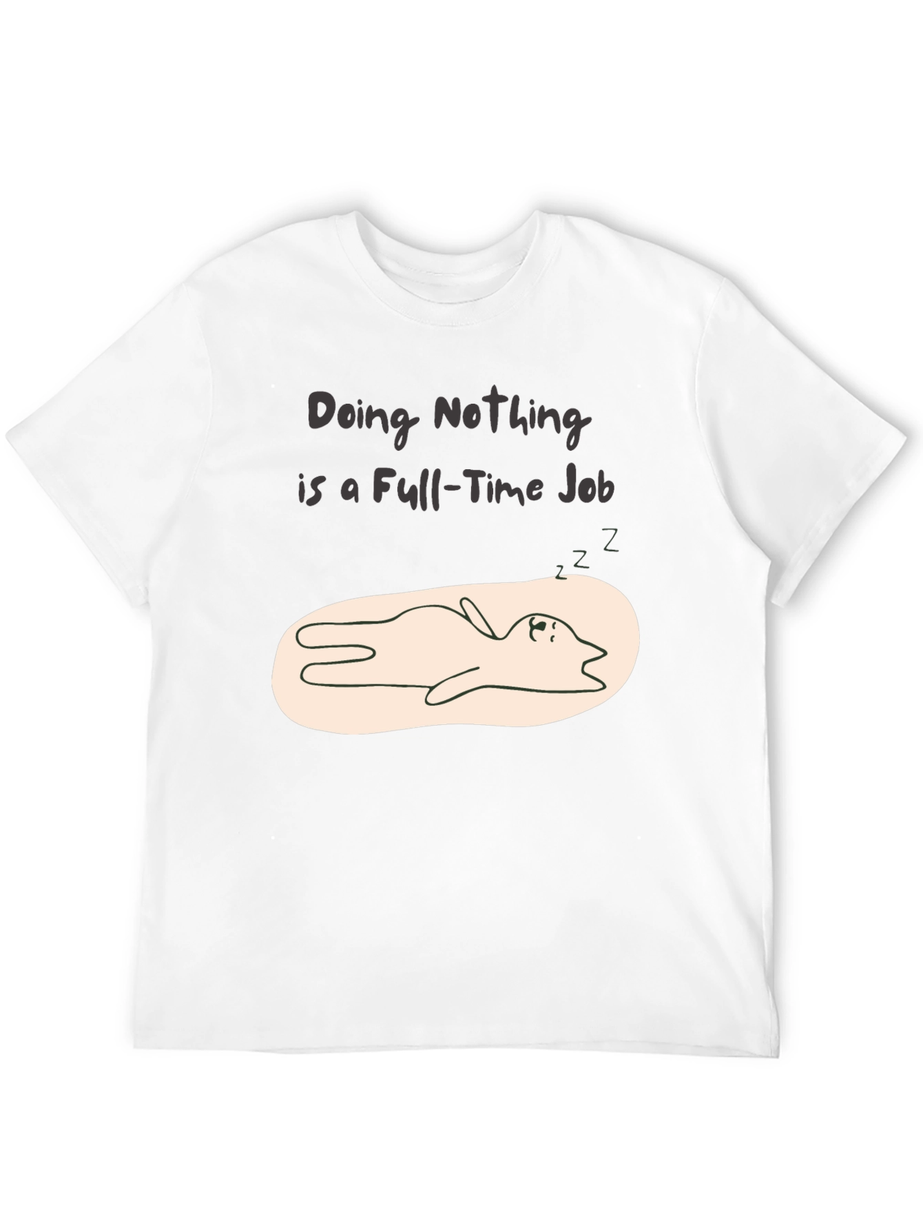 Doing Nothing T-Shirt - Funny Lazy Day Tee
