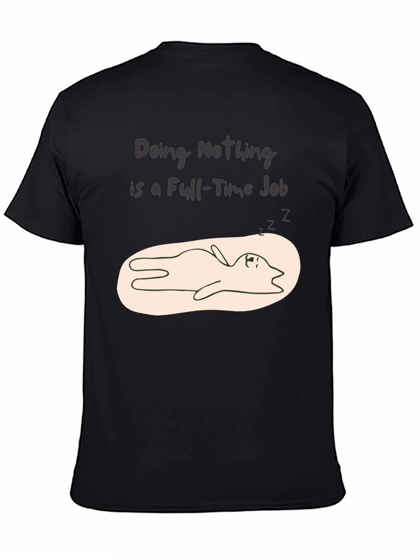 Doing Nothing T-Shirt - Funny Lazy Day Tee