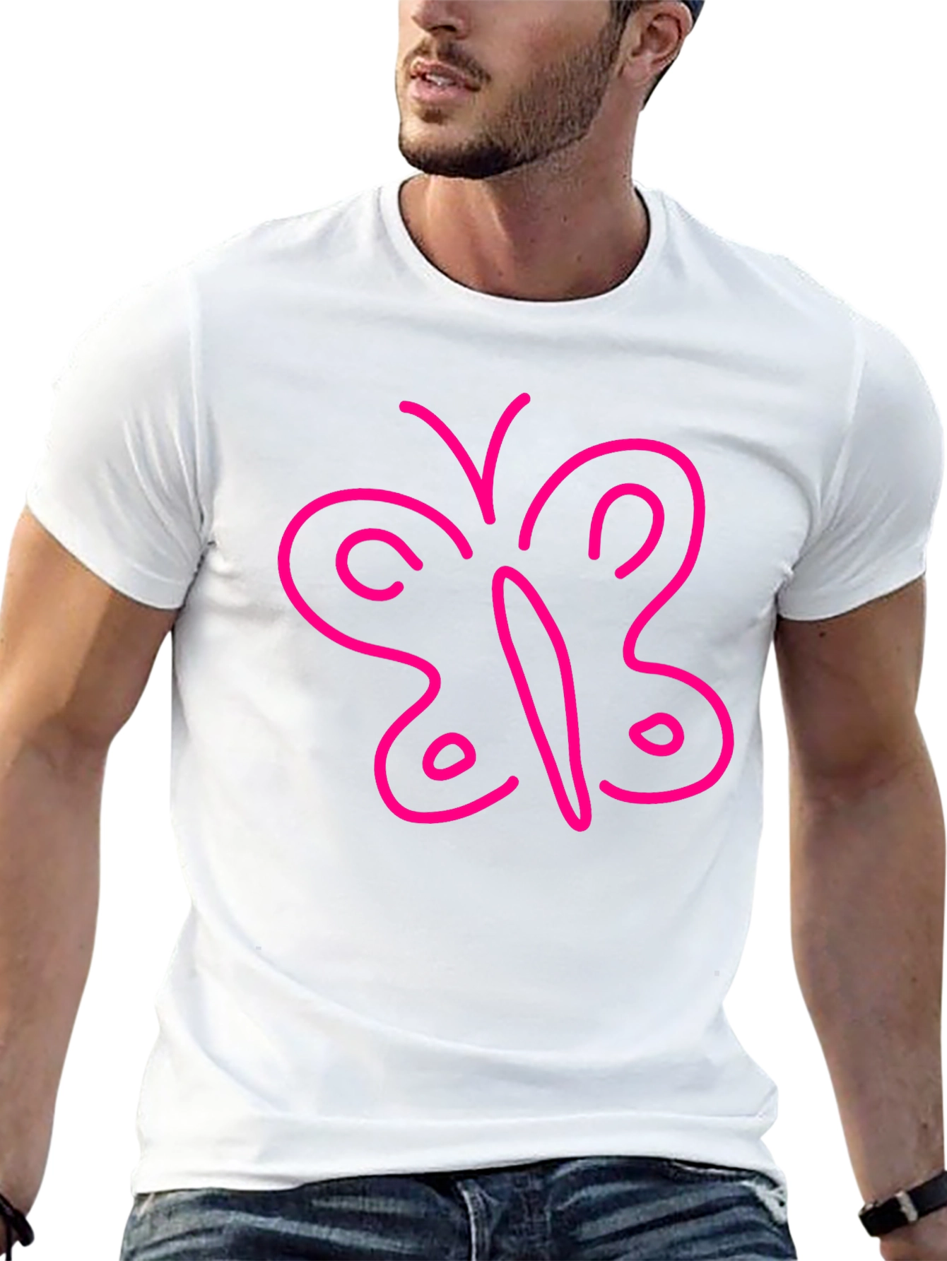 Butterfly Graphic Tee - Stylish and Unique
