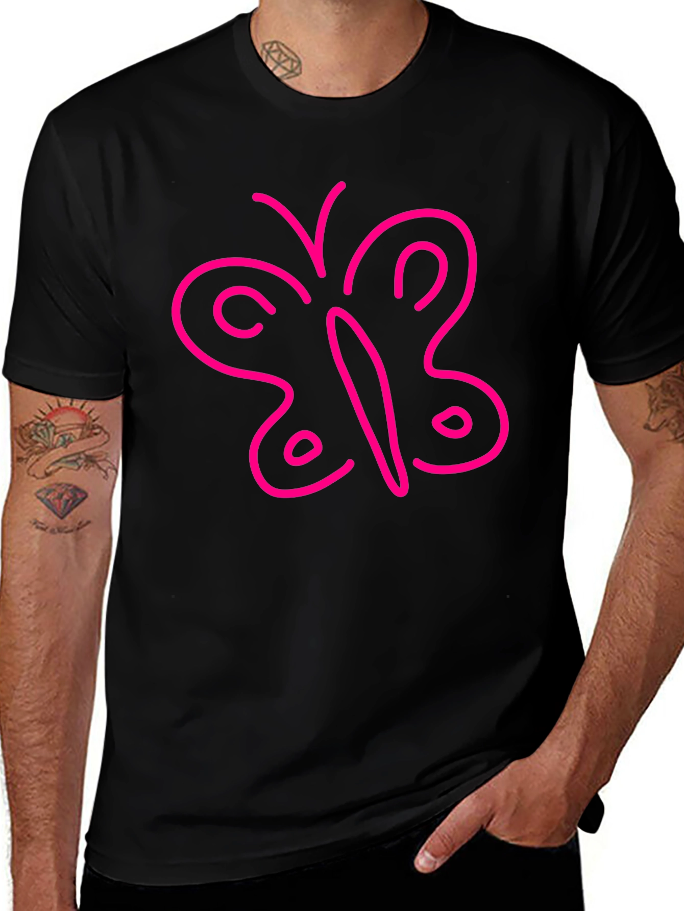 Butterfly Graphic Tee - Stylish and Unique