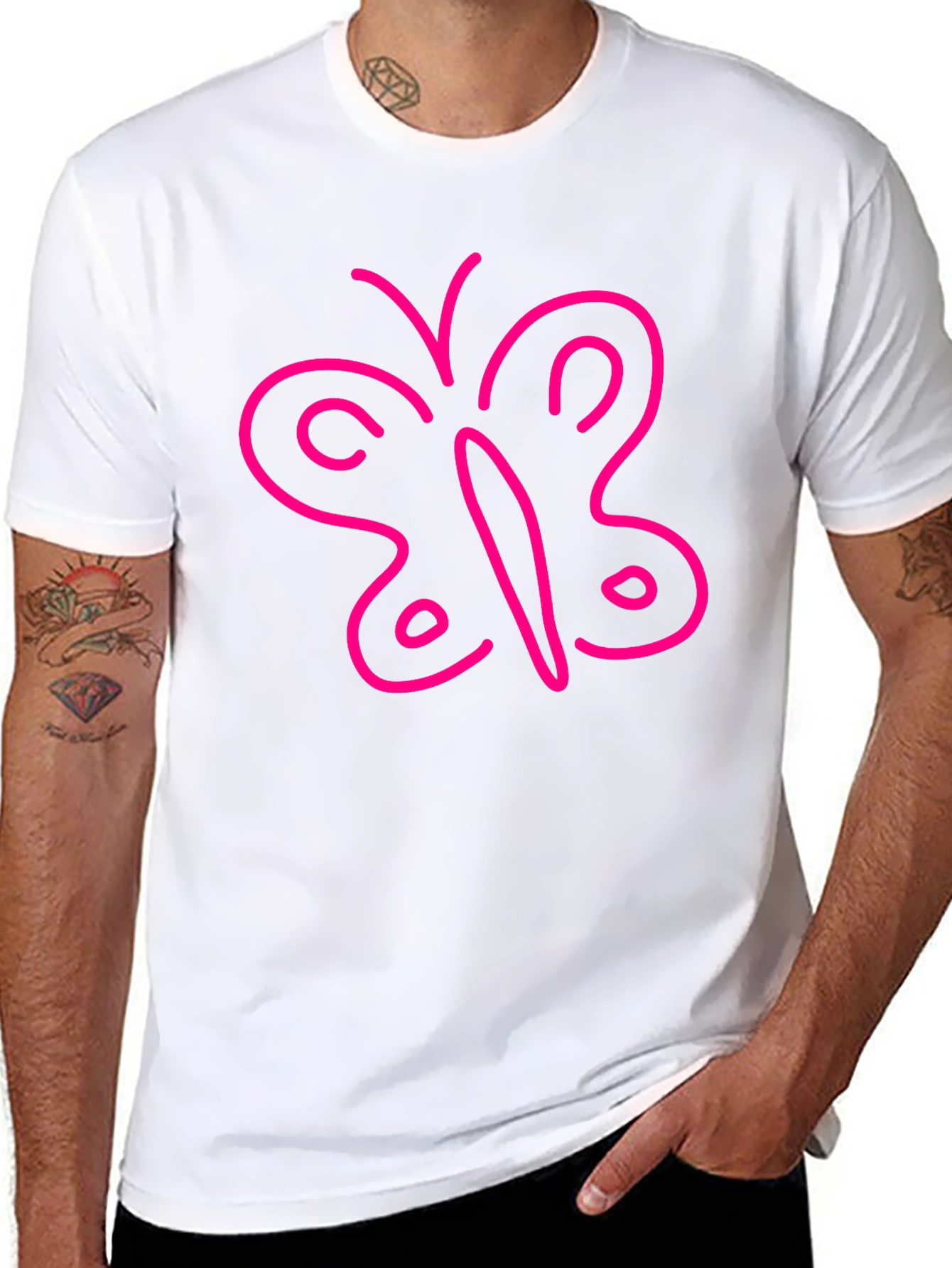 Butterfly Graphic Tee - Stylish and Unique