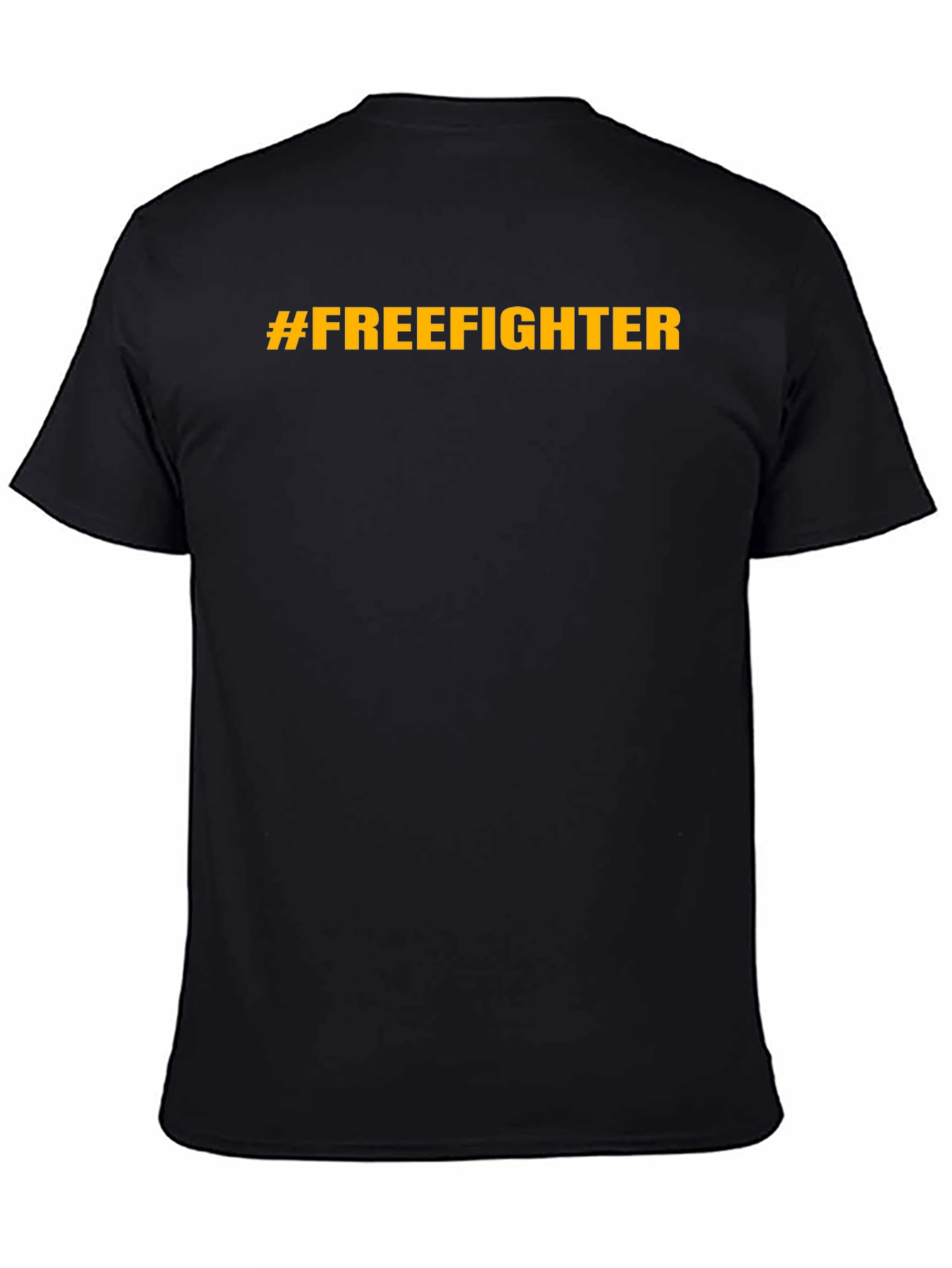 Freefighter Graphic Tee - Mens Black Cotton T-Shirt
