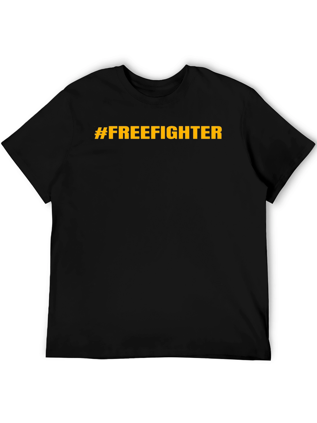 Freefighter Graphic Tee - Mens Black Cotton T-Shirt