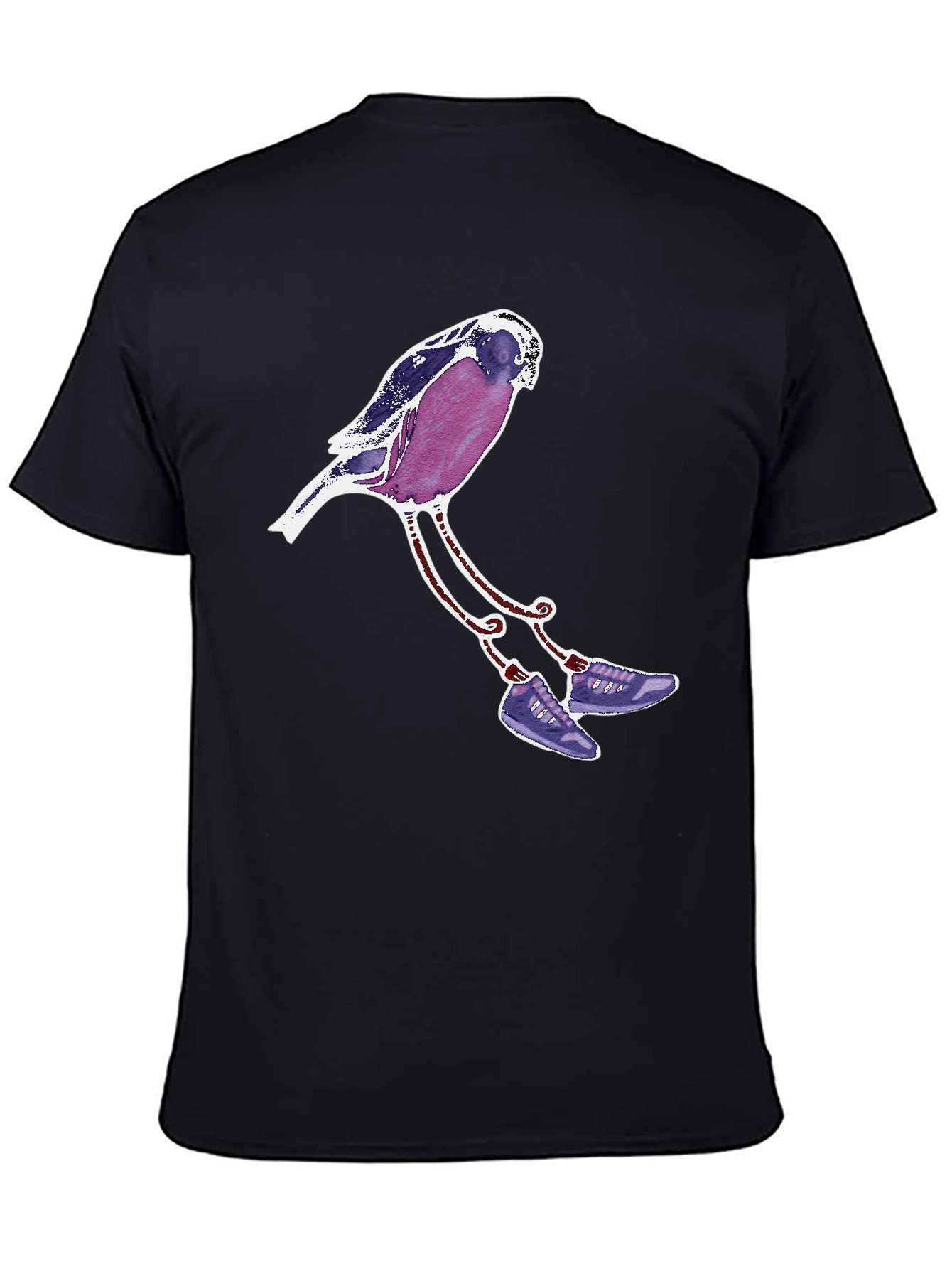 Whimsical Bird T-Shirt - Unique Graphic Tee