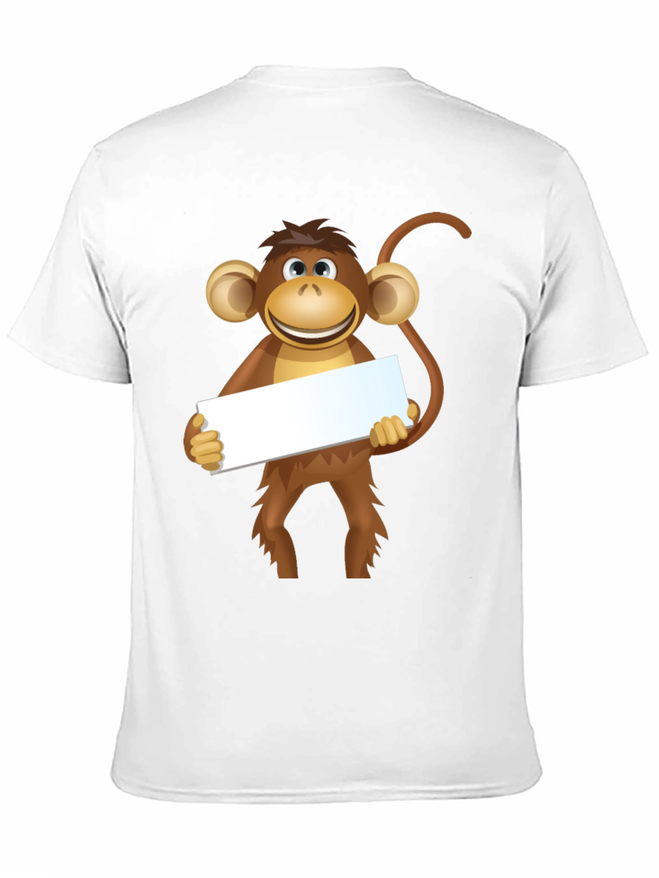 Monkey Graphic Tee - Black Cotton T-Shirt