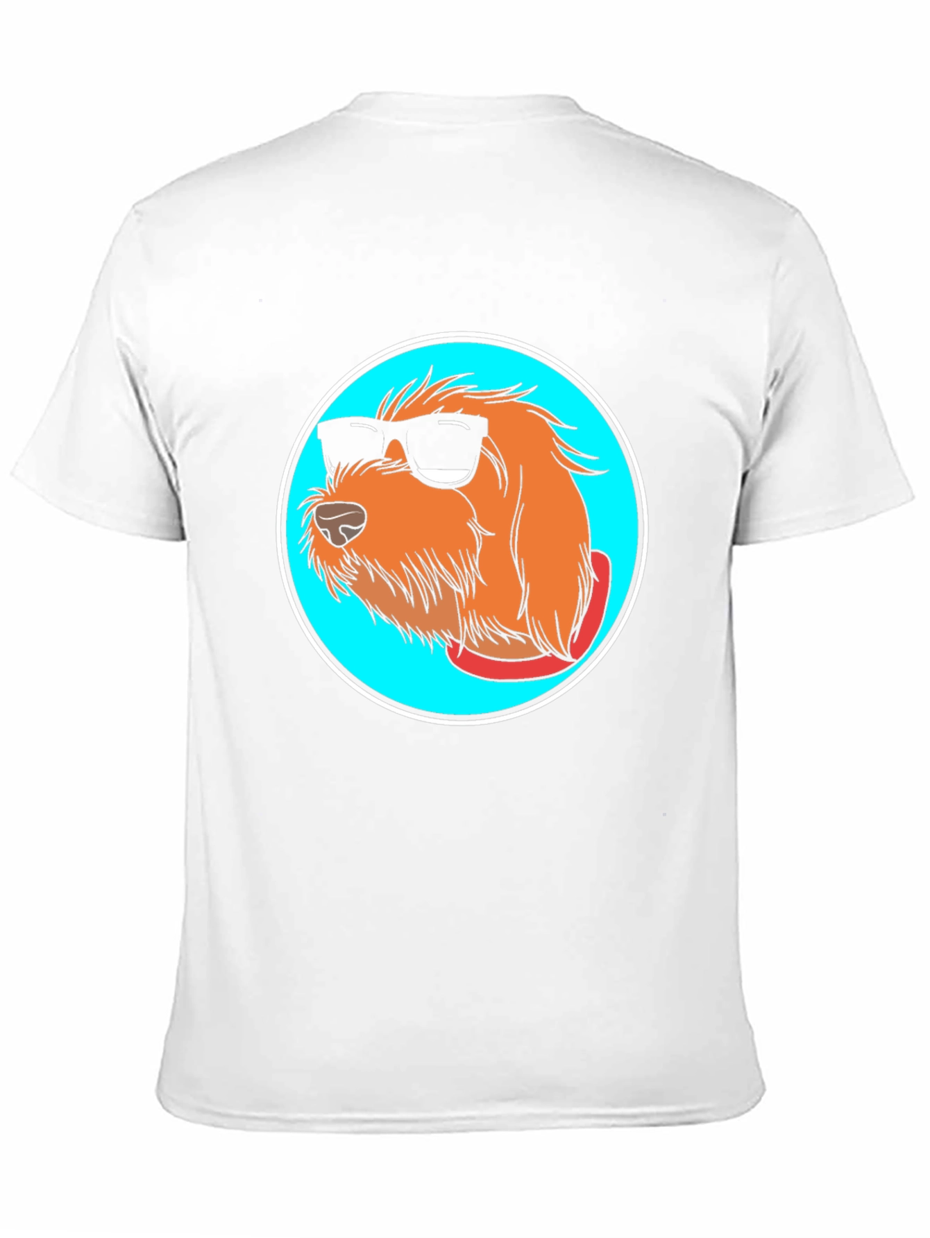 Cool Dog Graphic Tee - Black Cotton Blend